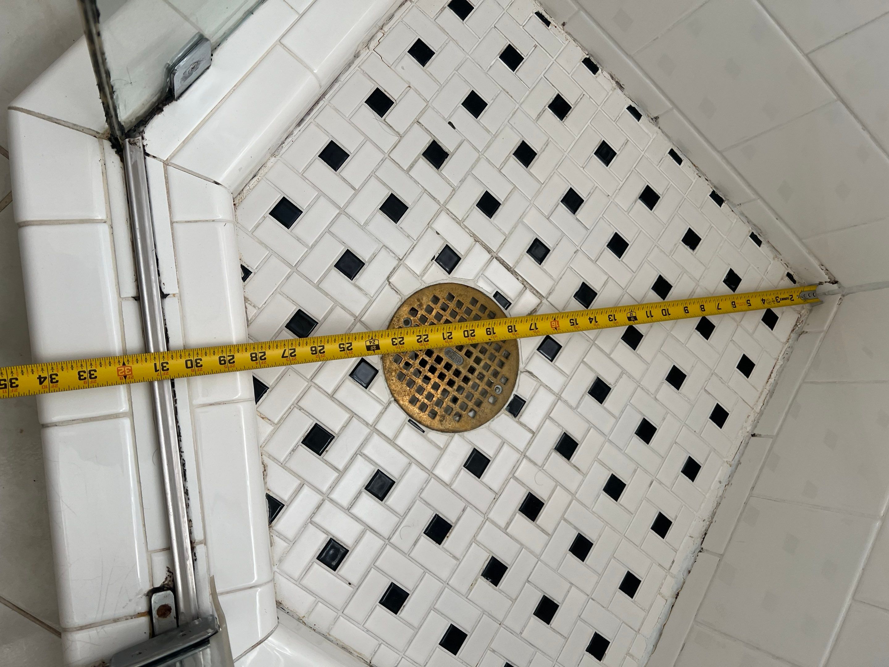Neo-Angle Shower Project in Bentonville, AR by Twist & Spout