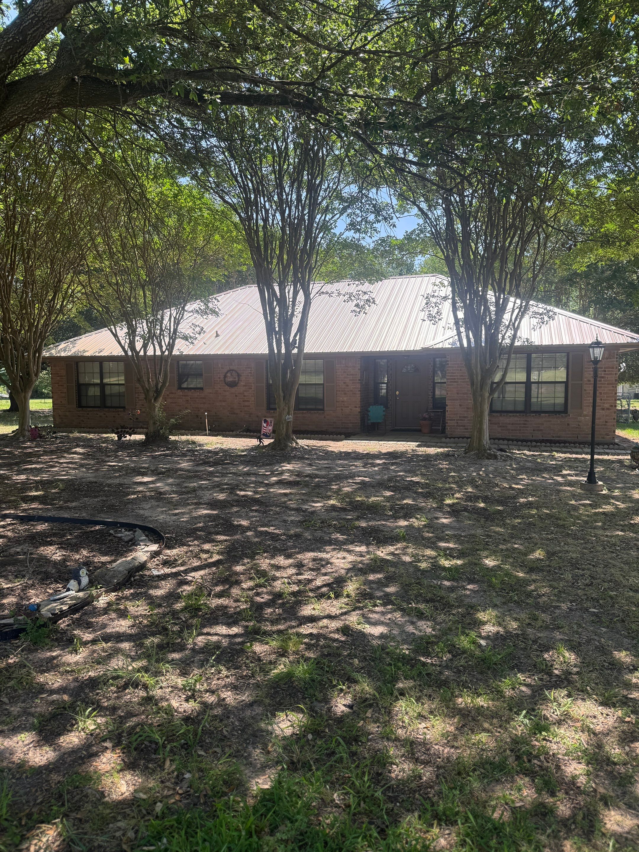 Thornton, Tx - Metal Roof 26G Alamo Rib, Saddle Tan color by Wells Legacy Roofing