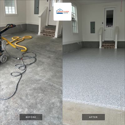 Garage Floor Coating using Tidal Wave