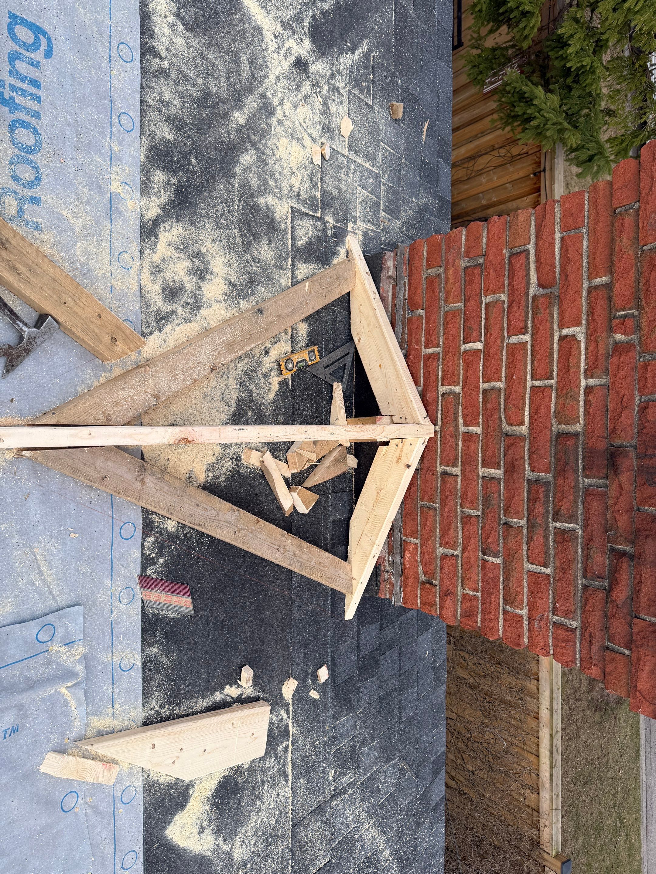 Project in Burlington by The Roofing Crew