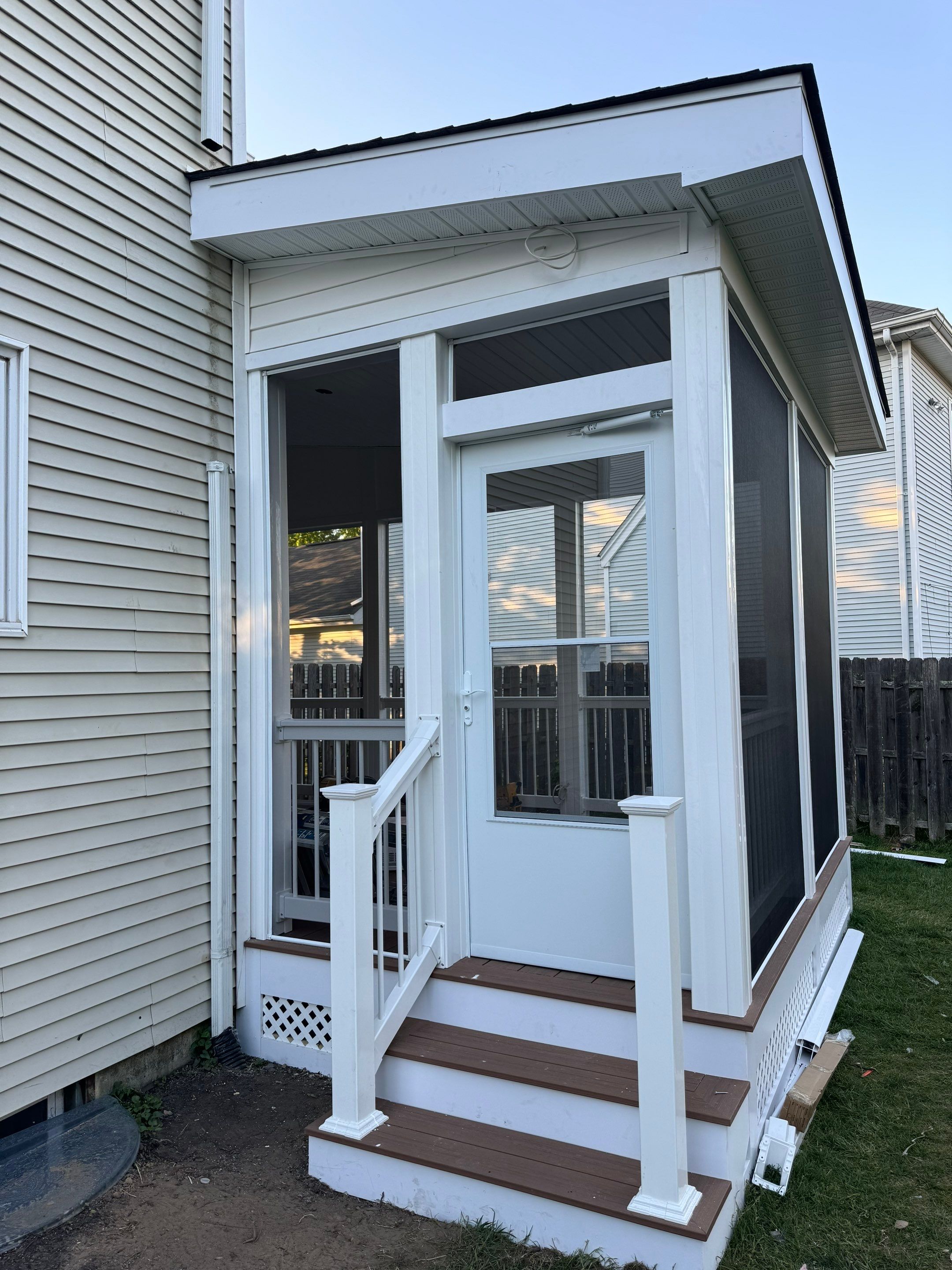 New Deck with Screened Porch by deck guardian
