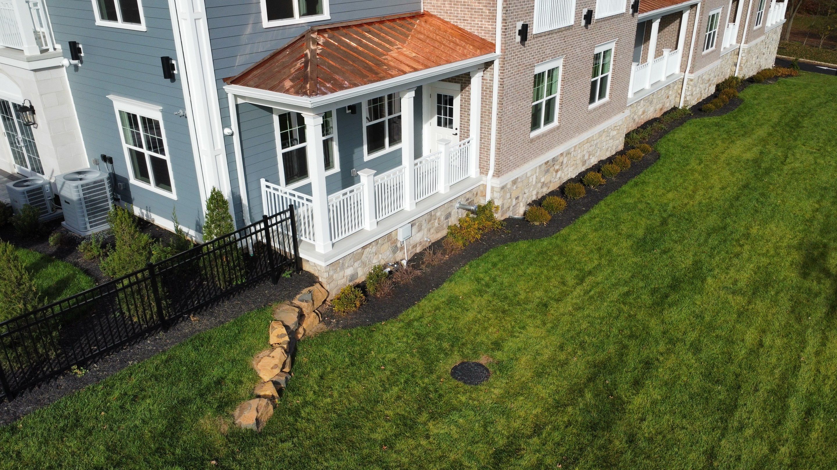 Standing Seam Metal Roof using Copper by CMNG LLC