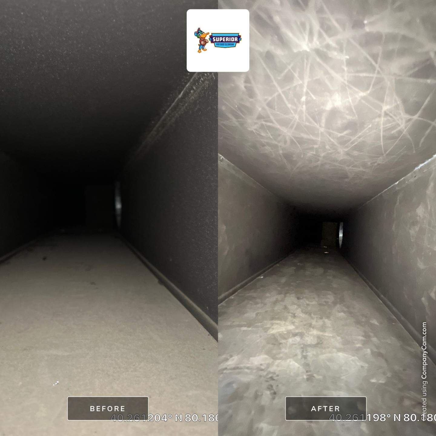 Air Duct Cleaning With a Vacuum Truck in Canonsburg, PA by Superior Air Duct Cleaning