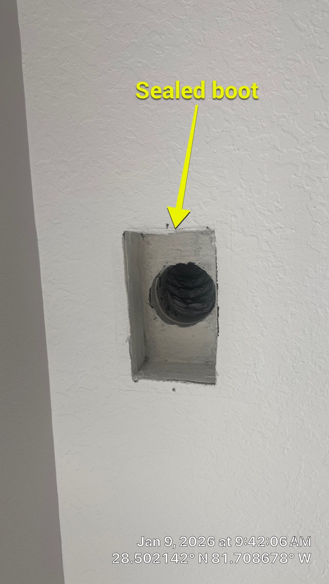 Air Duct Dryer Vent Cleaning Encapsulation Dryer Vent Repair in Clermont by Hygienic Air, Inc