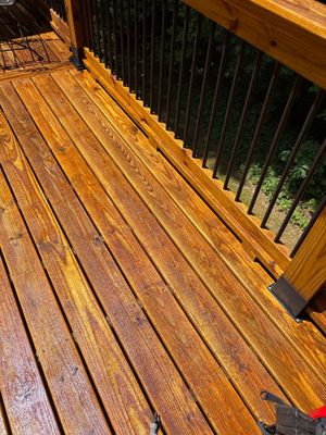 Deck using Wood Sealant