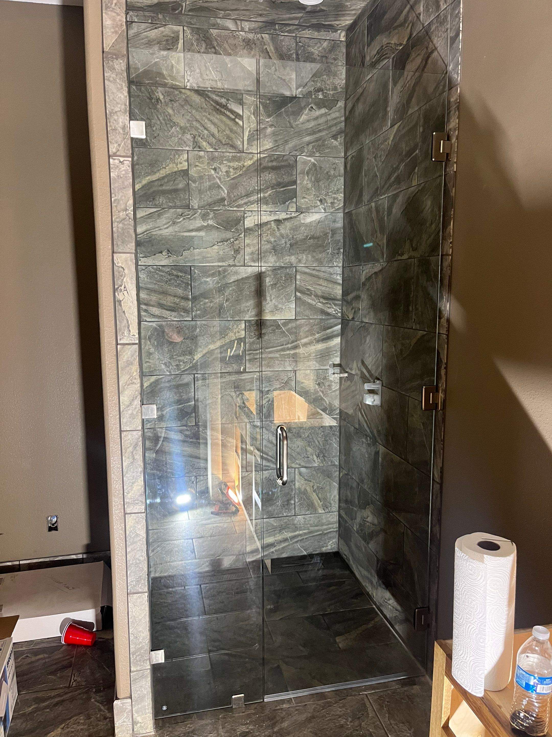 Shower Pictures by Custom Glass Service