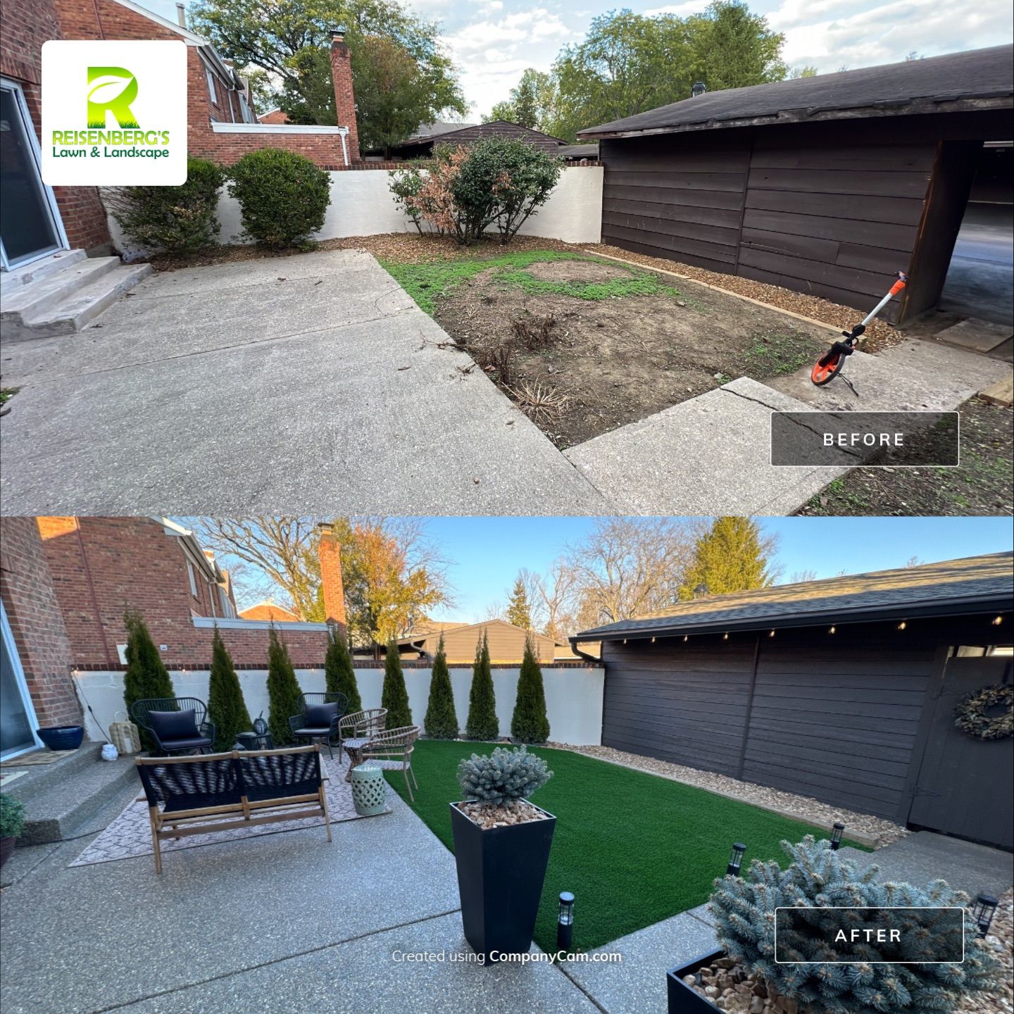 Courtyard Overhaul by Reisenberg’s Lawn & Landscape, LLC