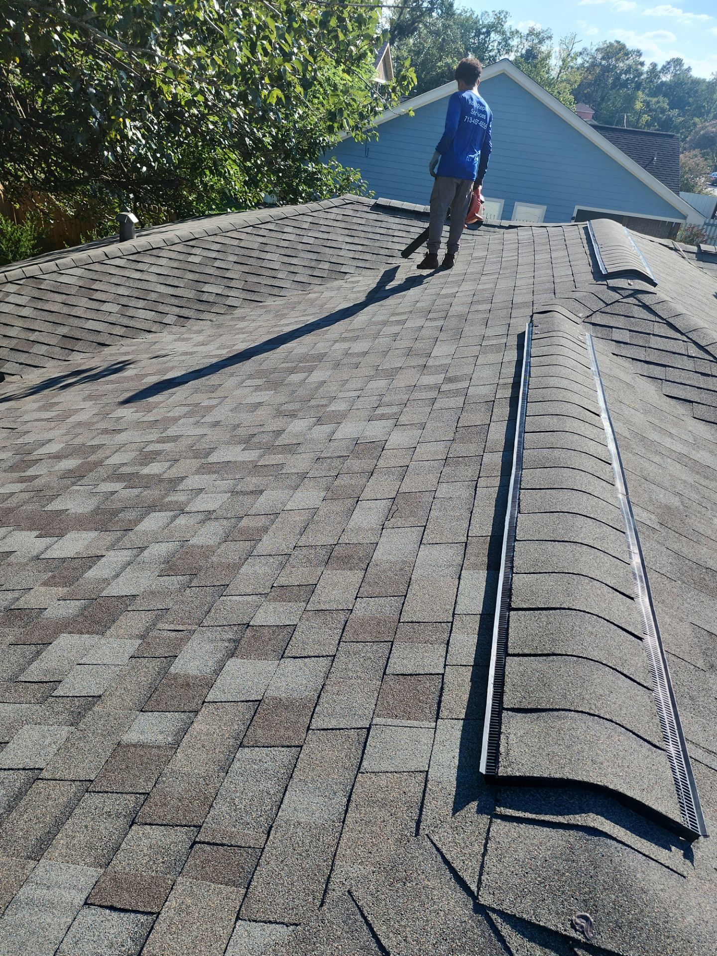 Residential Roofing Installation using Owen's Corning Duration (Lifetime) Shingles by Roof Repair Company