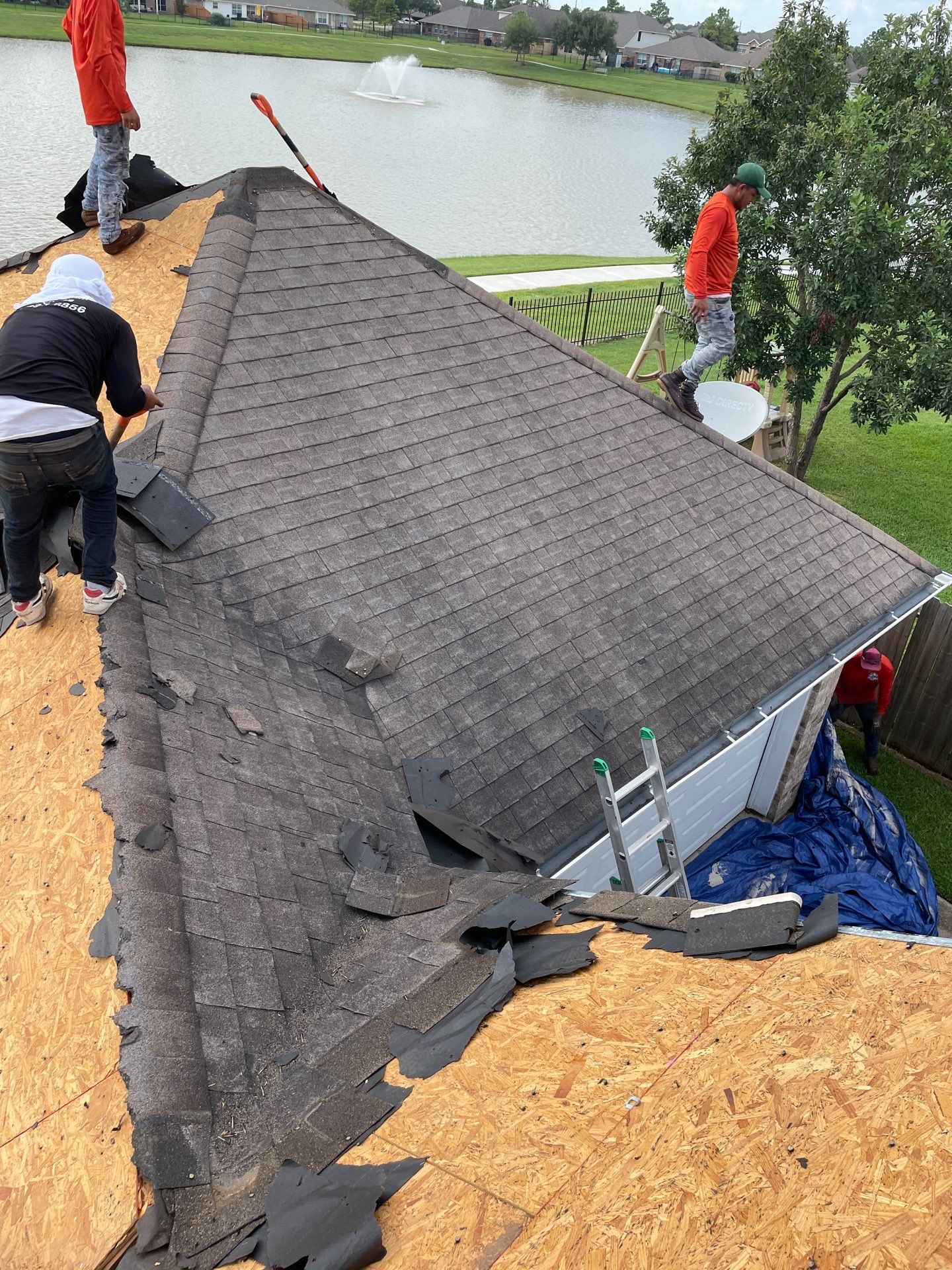 Residential Roofing Installation using Owen's Corning Duration (Lifetime) Shingles by Roof Repair Company