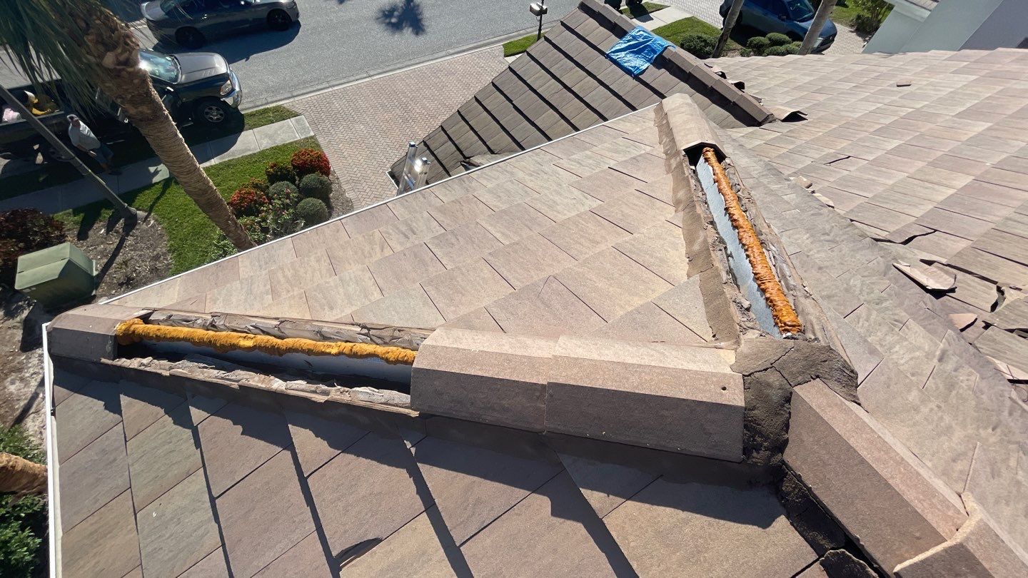 Residential Roofing Repair using Concrete Tile by Four Peaks Roofing