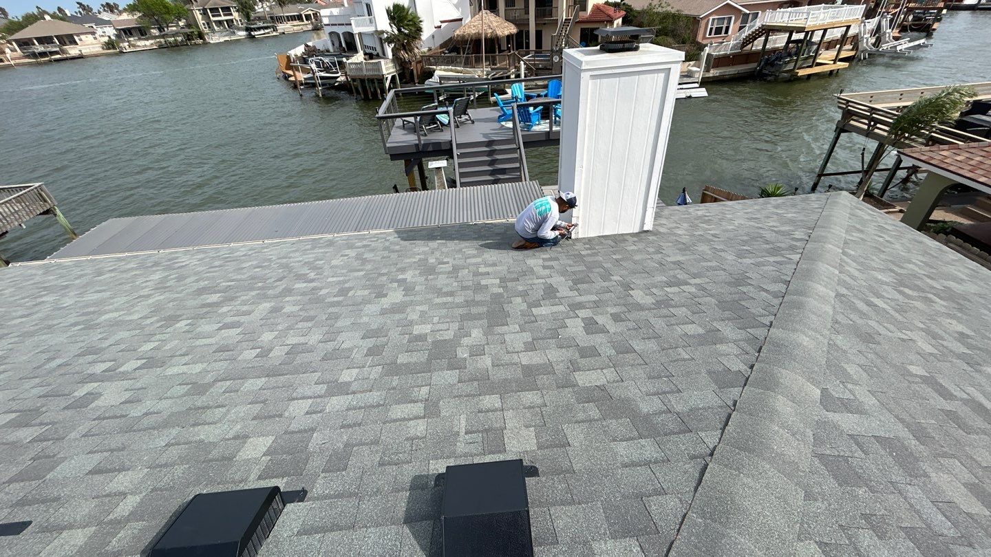 Residential Roofing Installation using Architectural Dimensional Shingles by Lighthouse Roofing