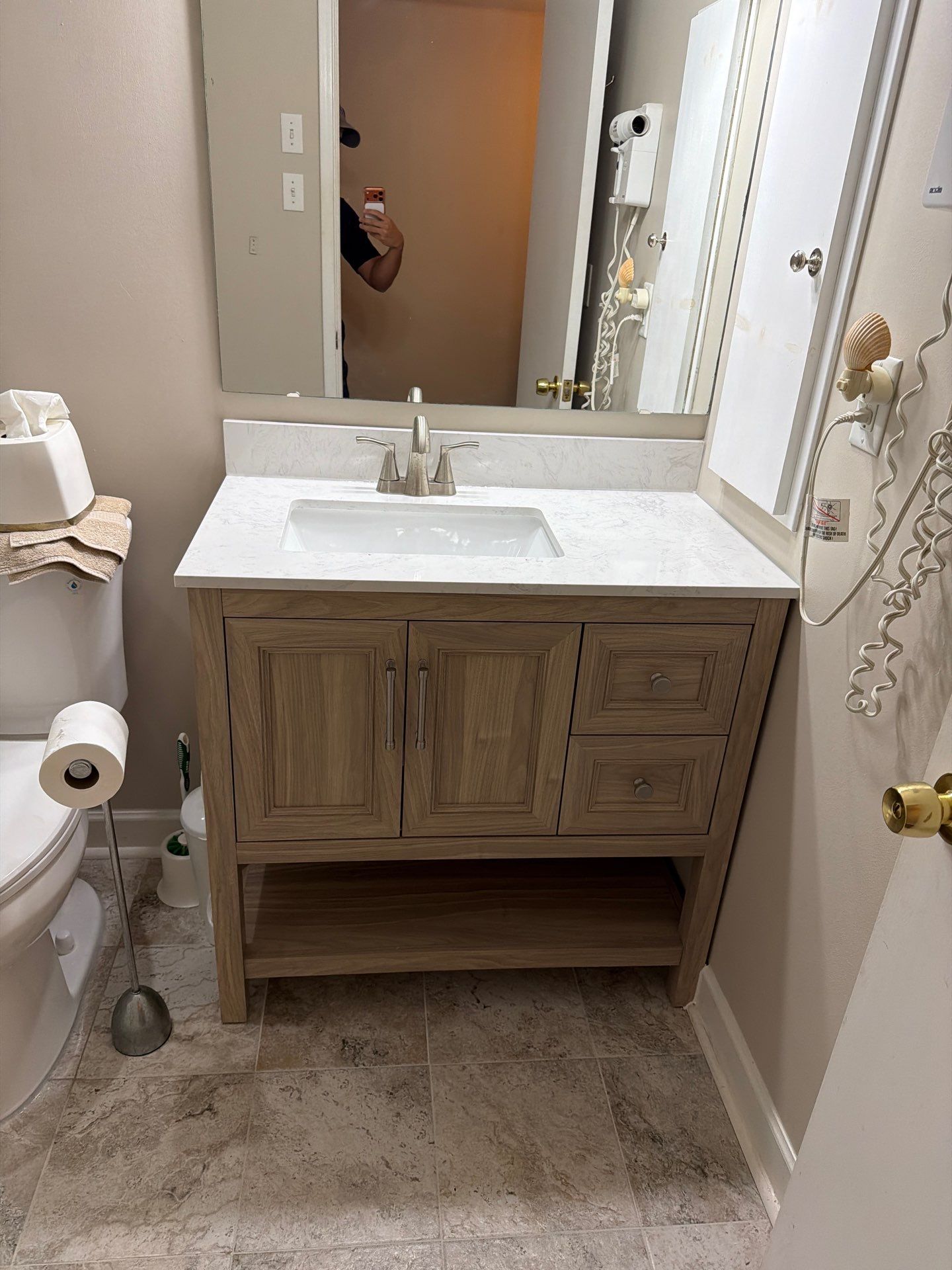Bathroom remodel by King Cole Construction