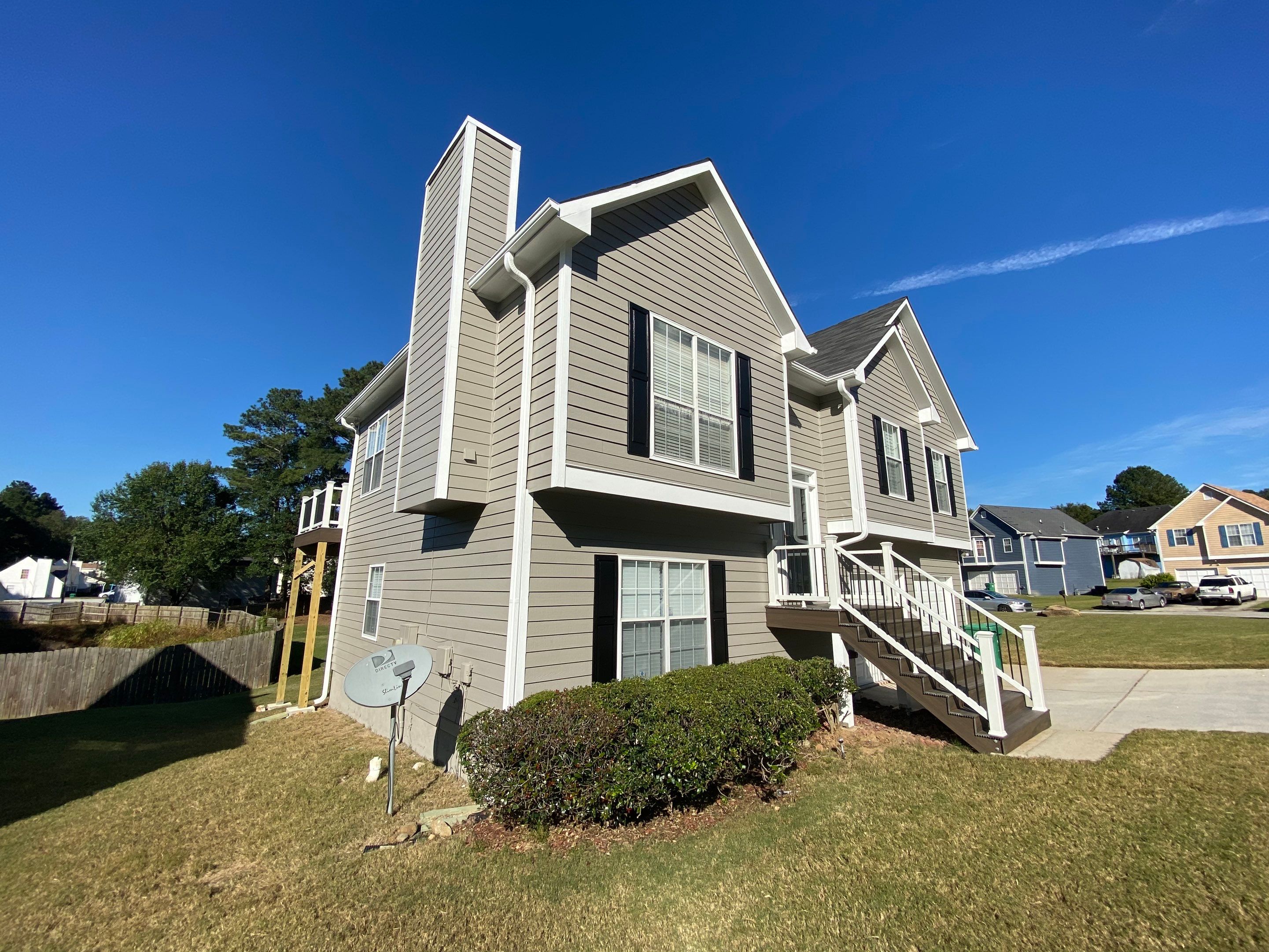 Exterior House Painting and Deck Structural Improvements in Ellenwood by Swift Home Renovations