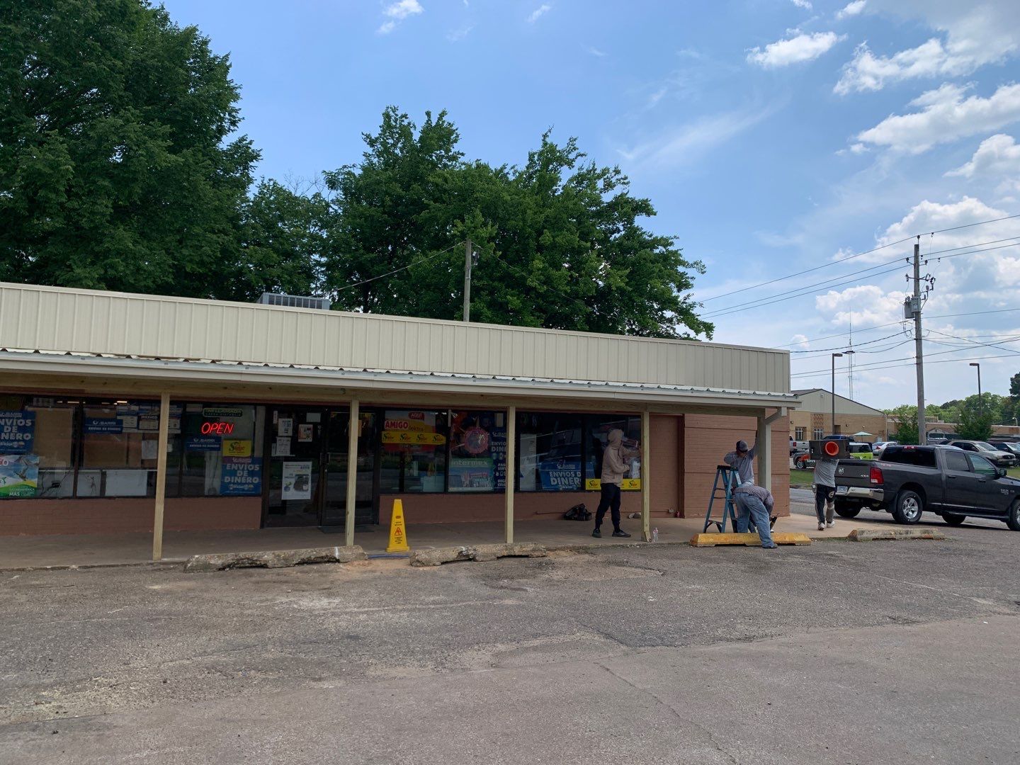Store Building in Hope by Hostetler Roofing