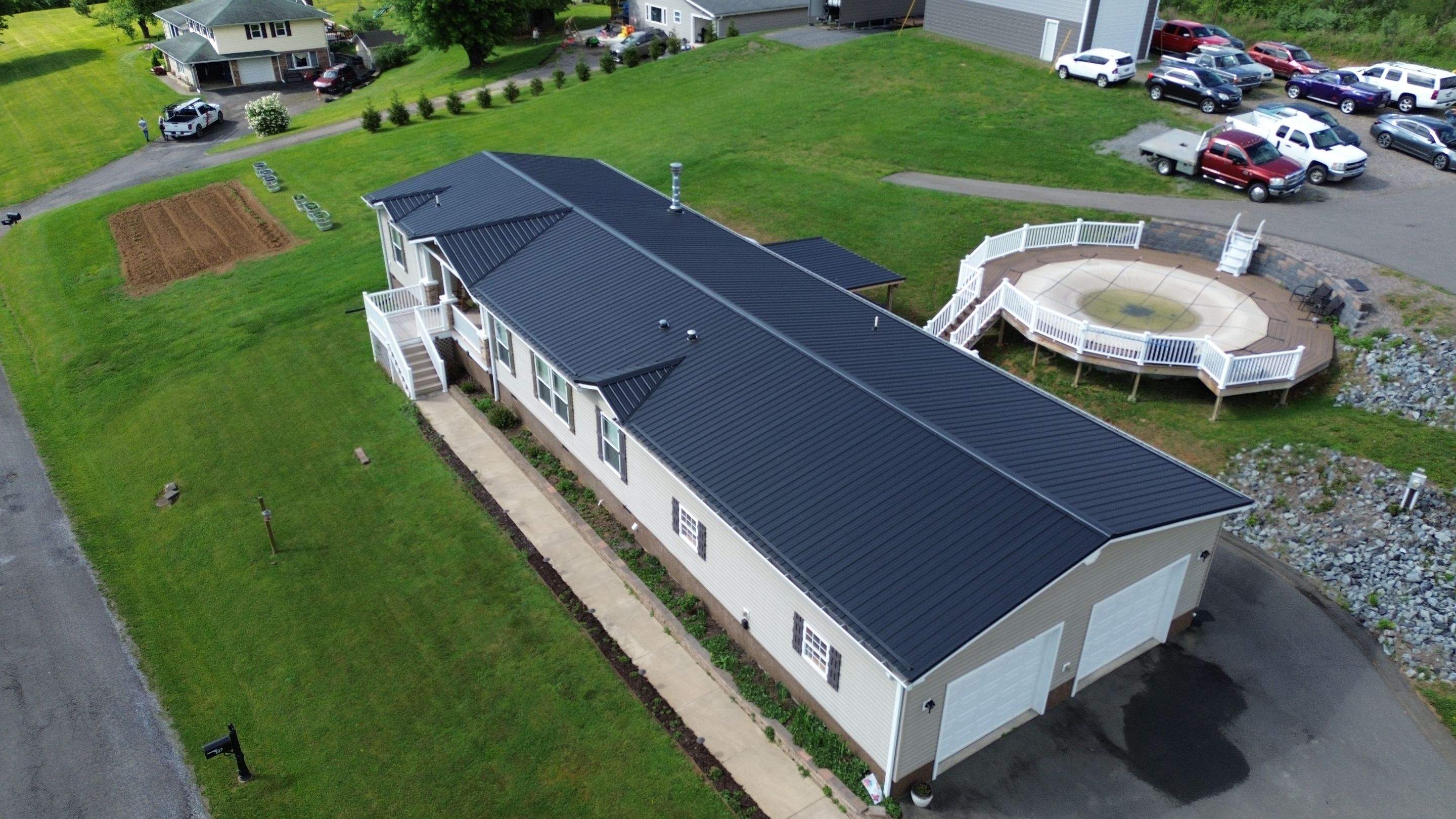 Black Frost AG Panel by Omnia Roofing