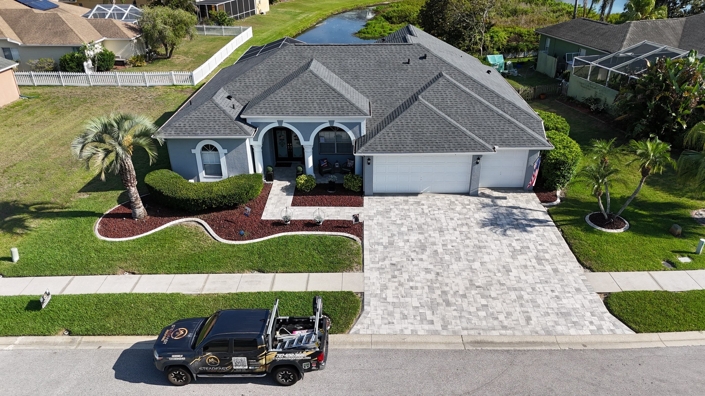 Roof Replacement in New Port Richey, FL. by Steadfast Roofing