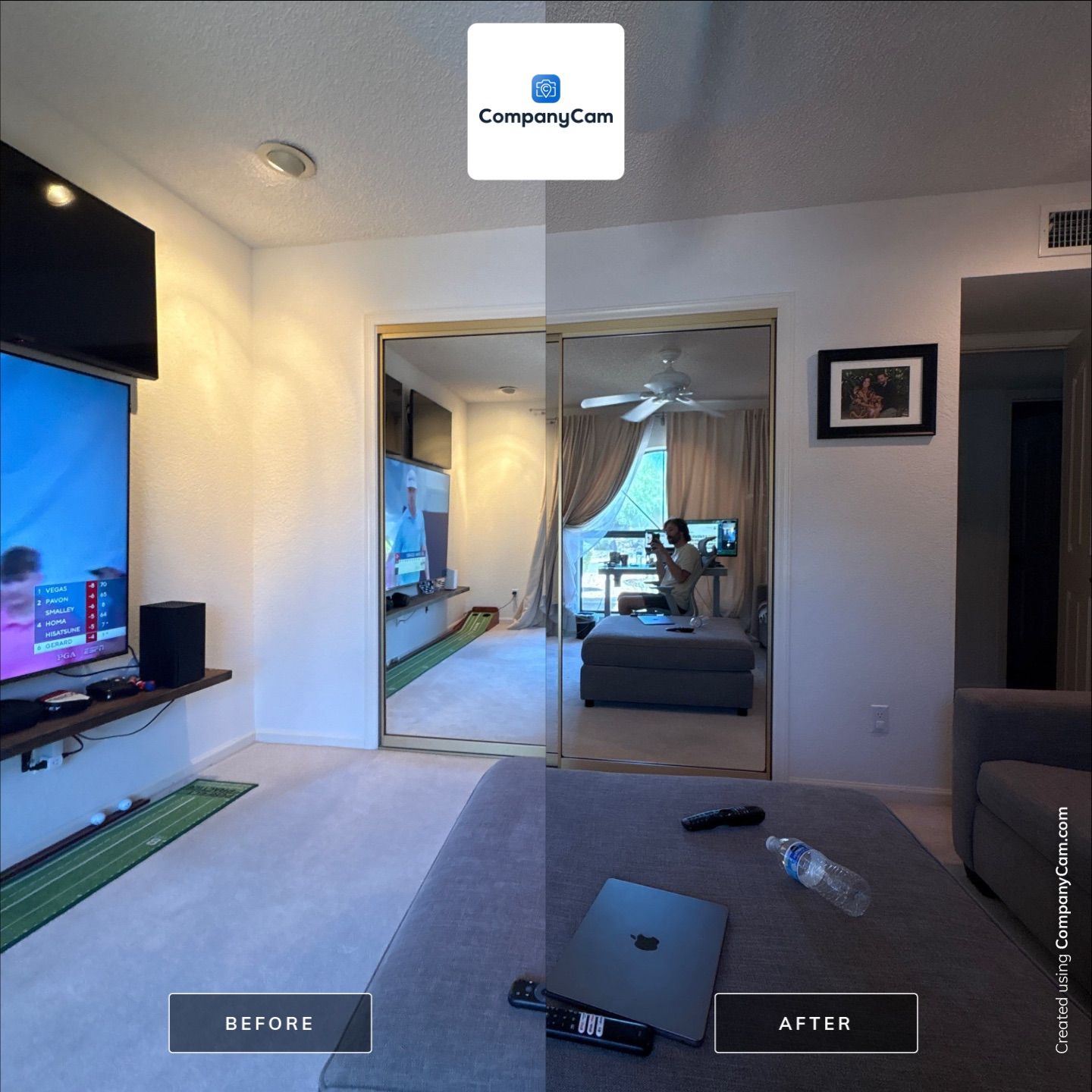 Basement Remodel using Lock by CompanyCam Sales Demo