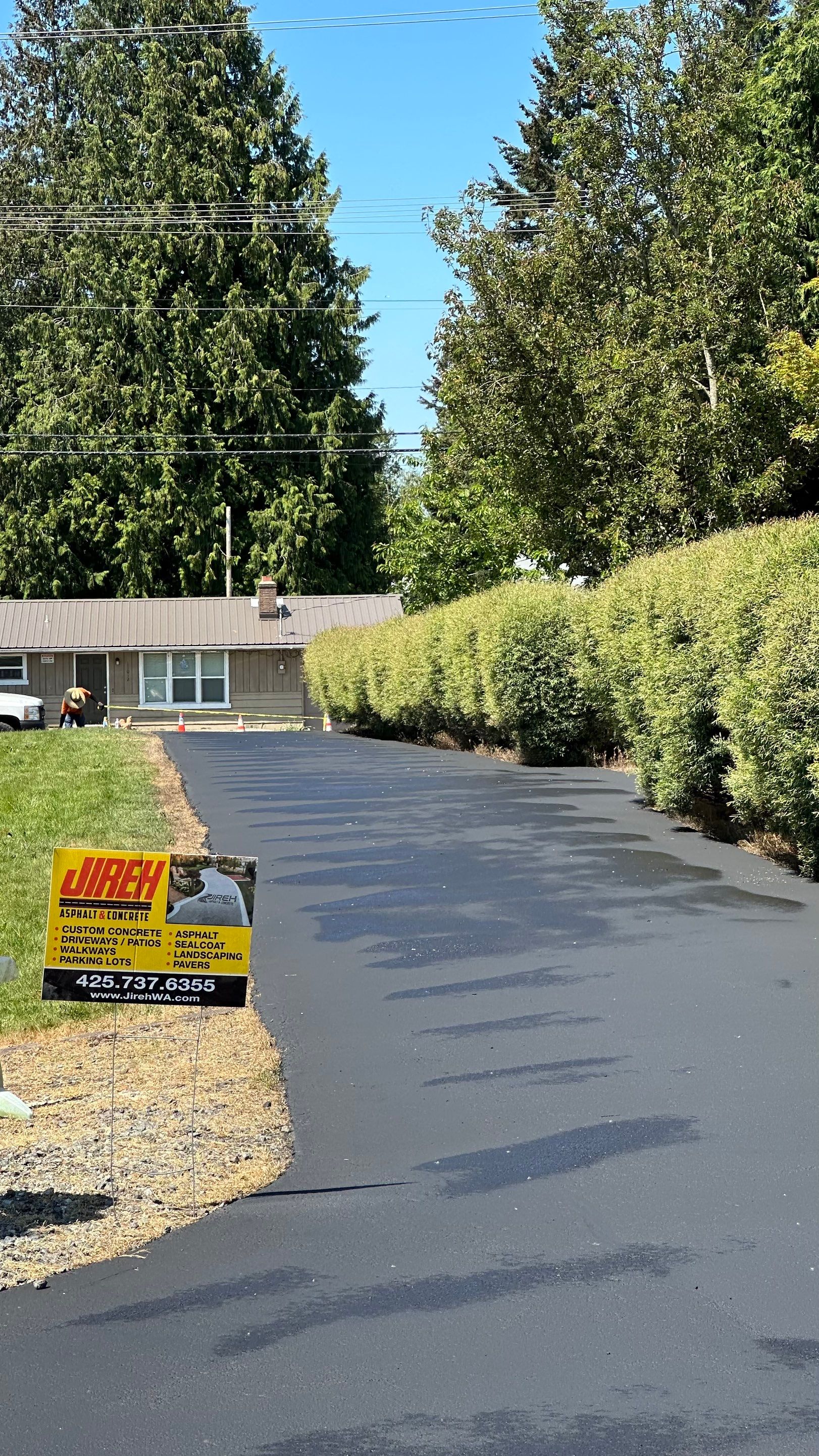 Mary | Sealcoating Driveway, Asphalt Project by Jireh Asphalt & Concrete Inc 