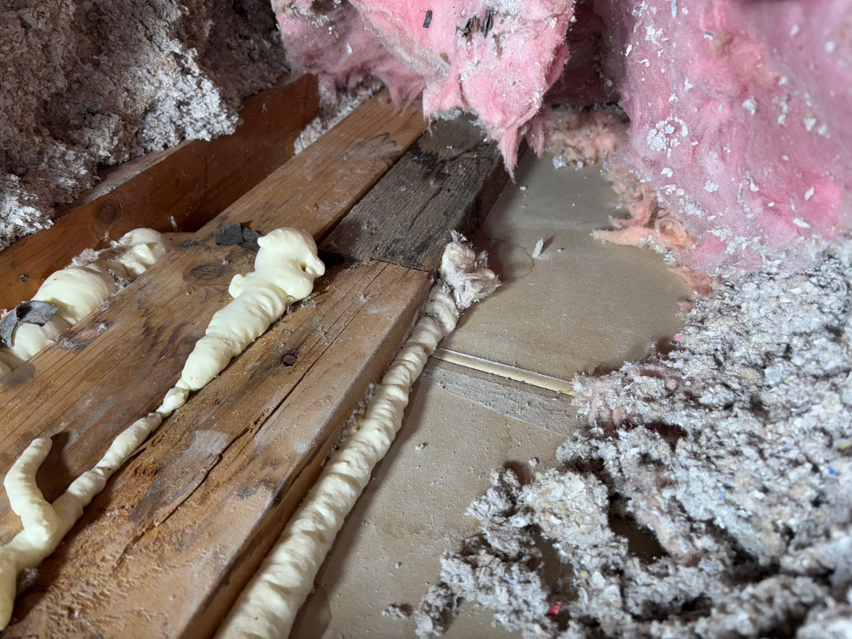 Correcting previous insulation work in Houston, PA by Home Environment Solutions