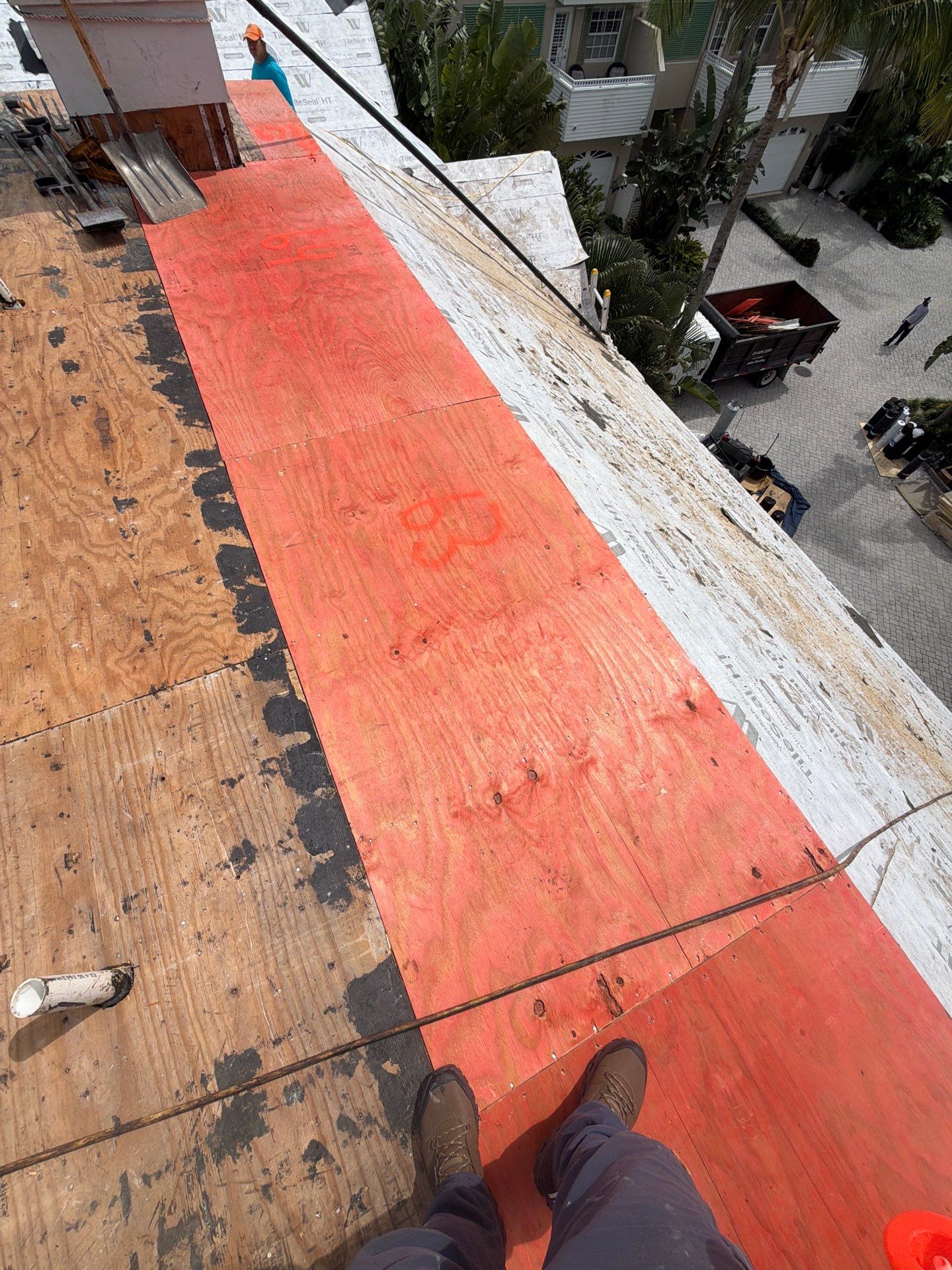 Delray Beach Tile Roof Replacement with Hurricane Strap Reinforcement by Aastro Roofing