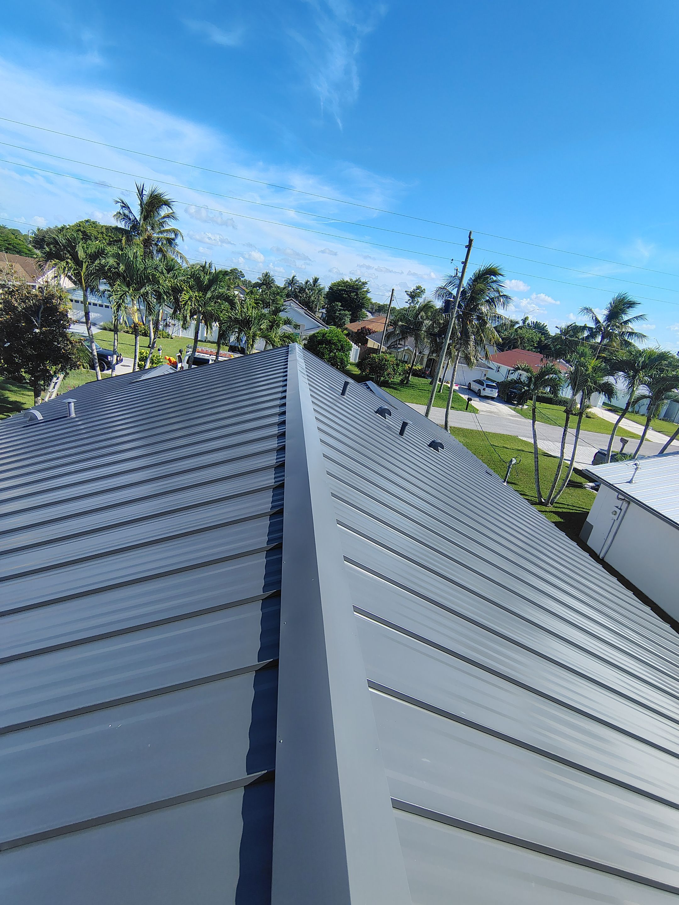 24ga 1" Nail-Strip Charcoal Gray  by Total Roofing System The Metal Roof Experts