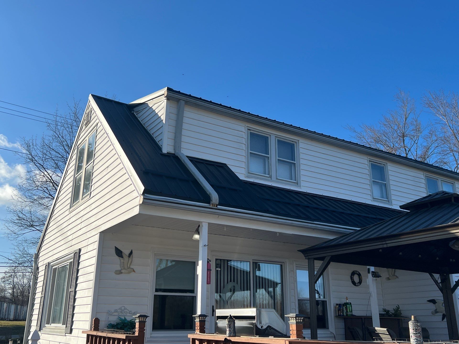 5 Star Metal Crinkle Finish in Black by Pally Roofing