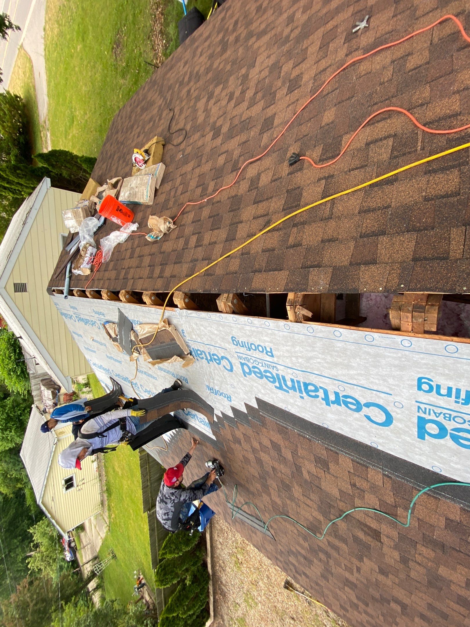 Roof Replacement using CertainTeed Landmark by 180 Contractors