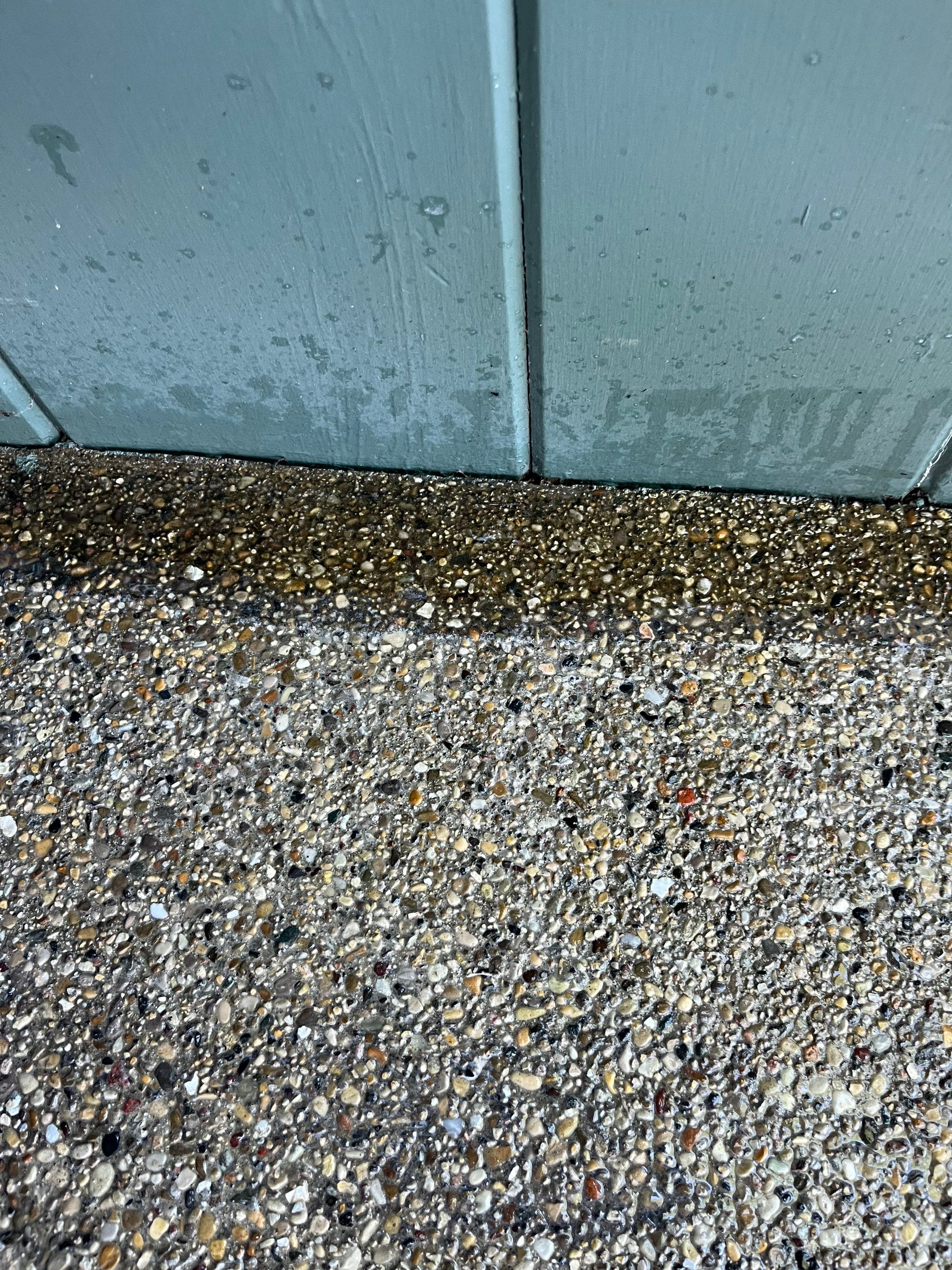 Aggregate concrete cleaning and sealing using Surebond SB-9000 by Northern Power Washing LLC.