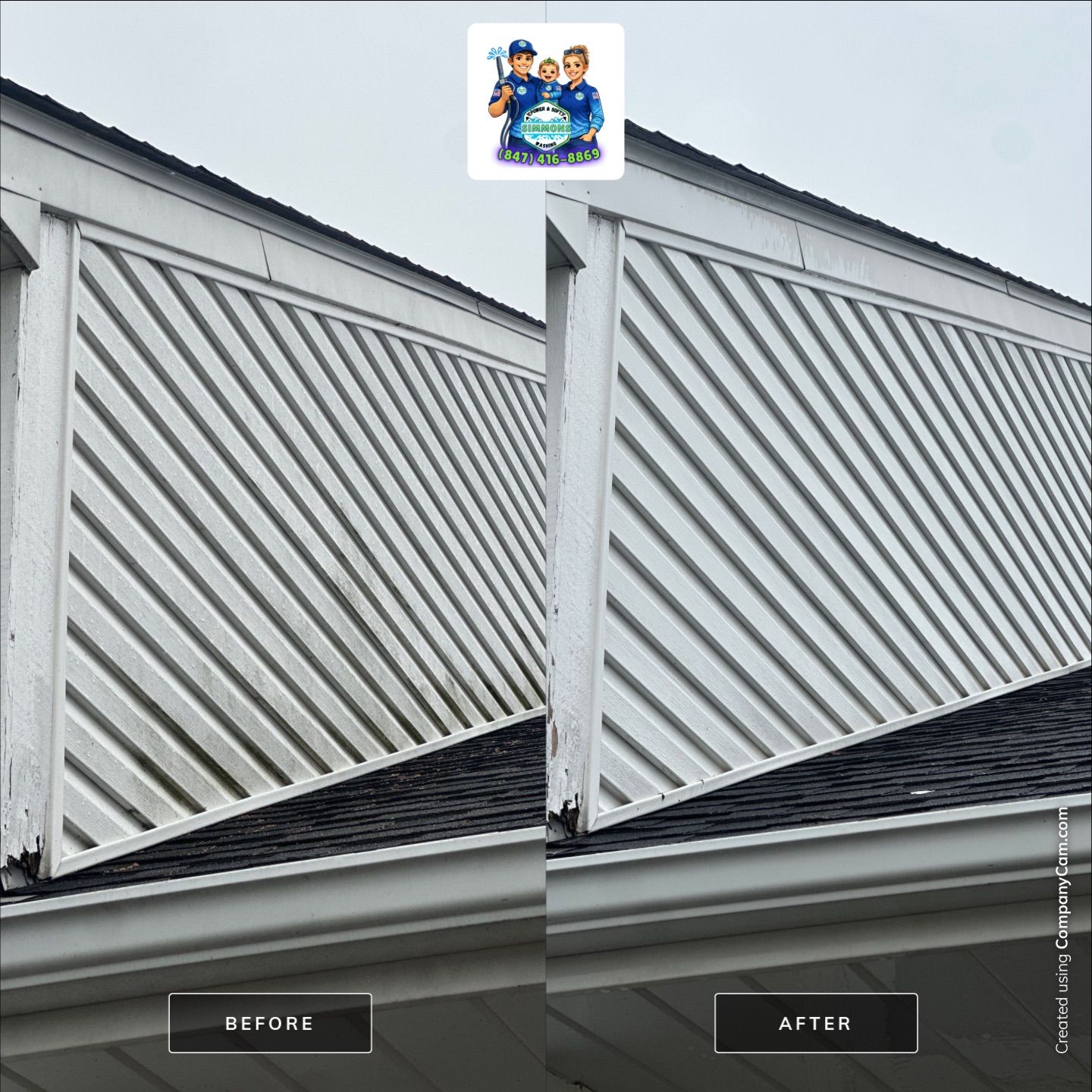 Project in Lake Villa by Simmons Power & Soft Washing