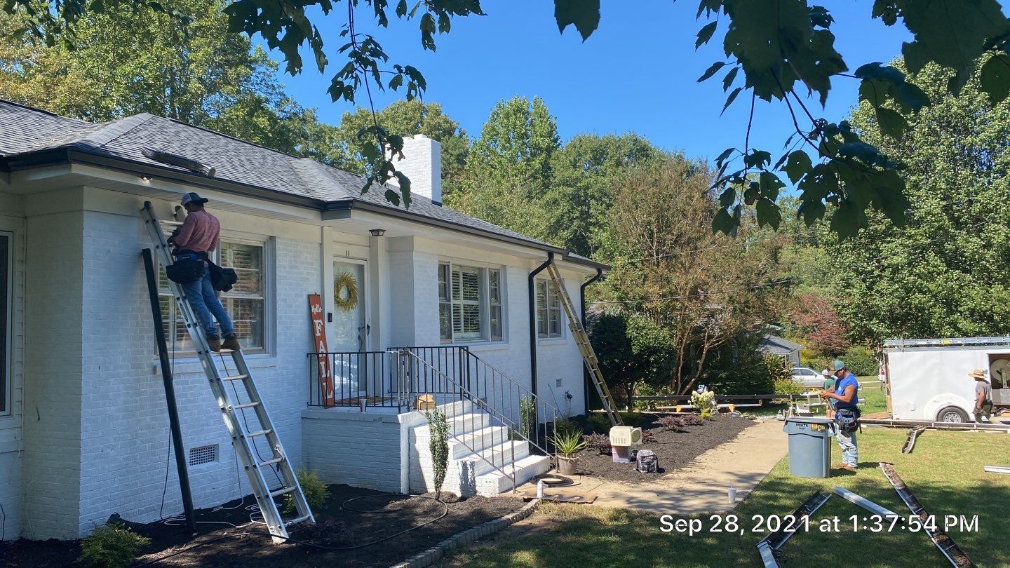 Gutter Installation in Greenville, SC using Seamless Gutter System by Property Assessment