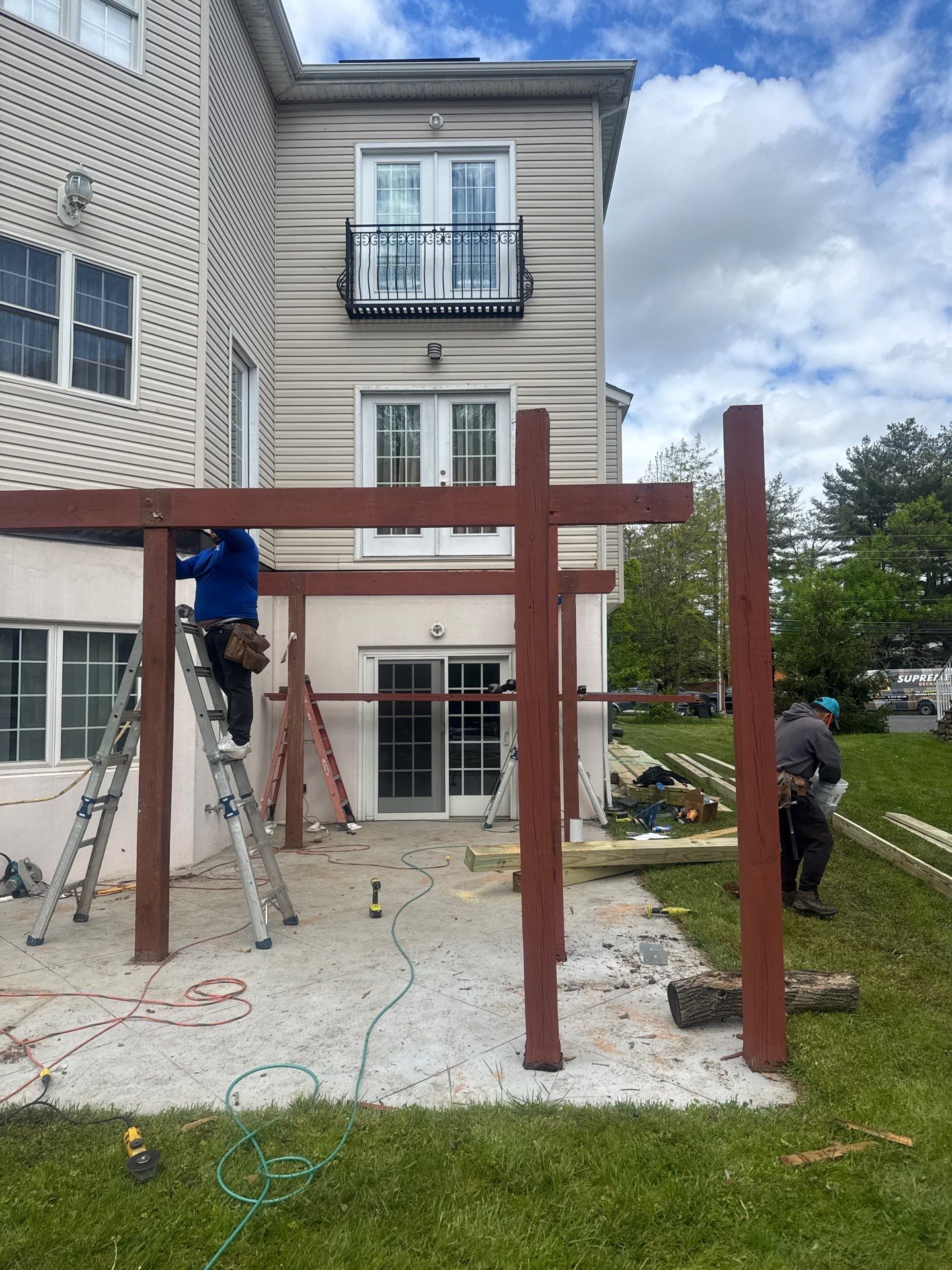 Deck Resurfacing in Manalapan Township, New Jersey by deck guardian