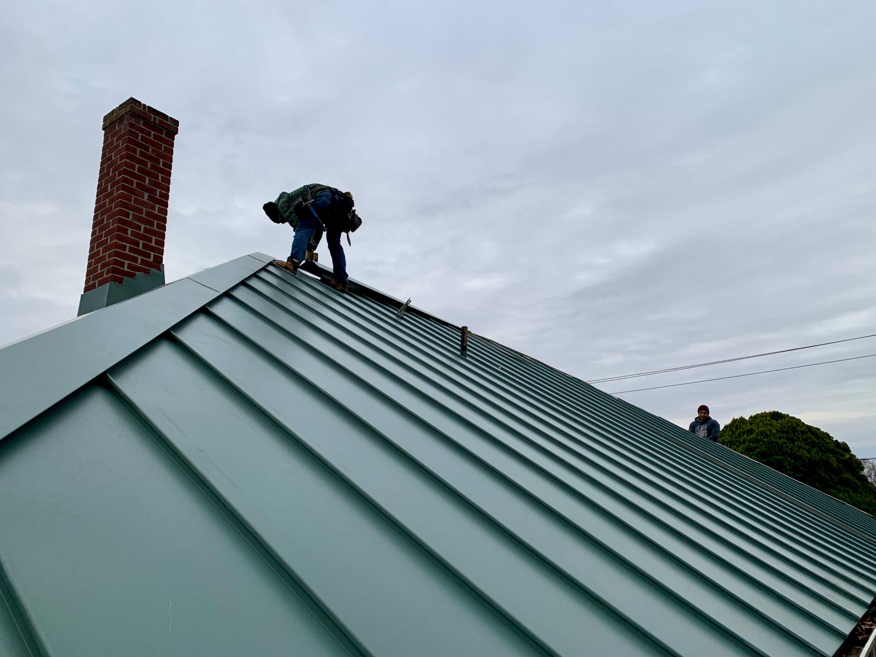 Residential Roofing Installation using Standing Seam Metal Roof | Mechanically Fastened | 24 Gauge by Matter Construction, LLC