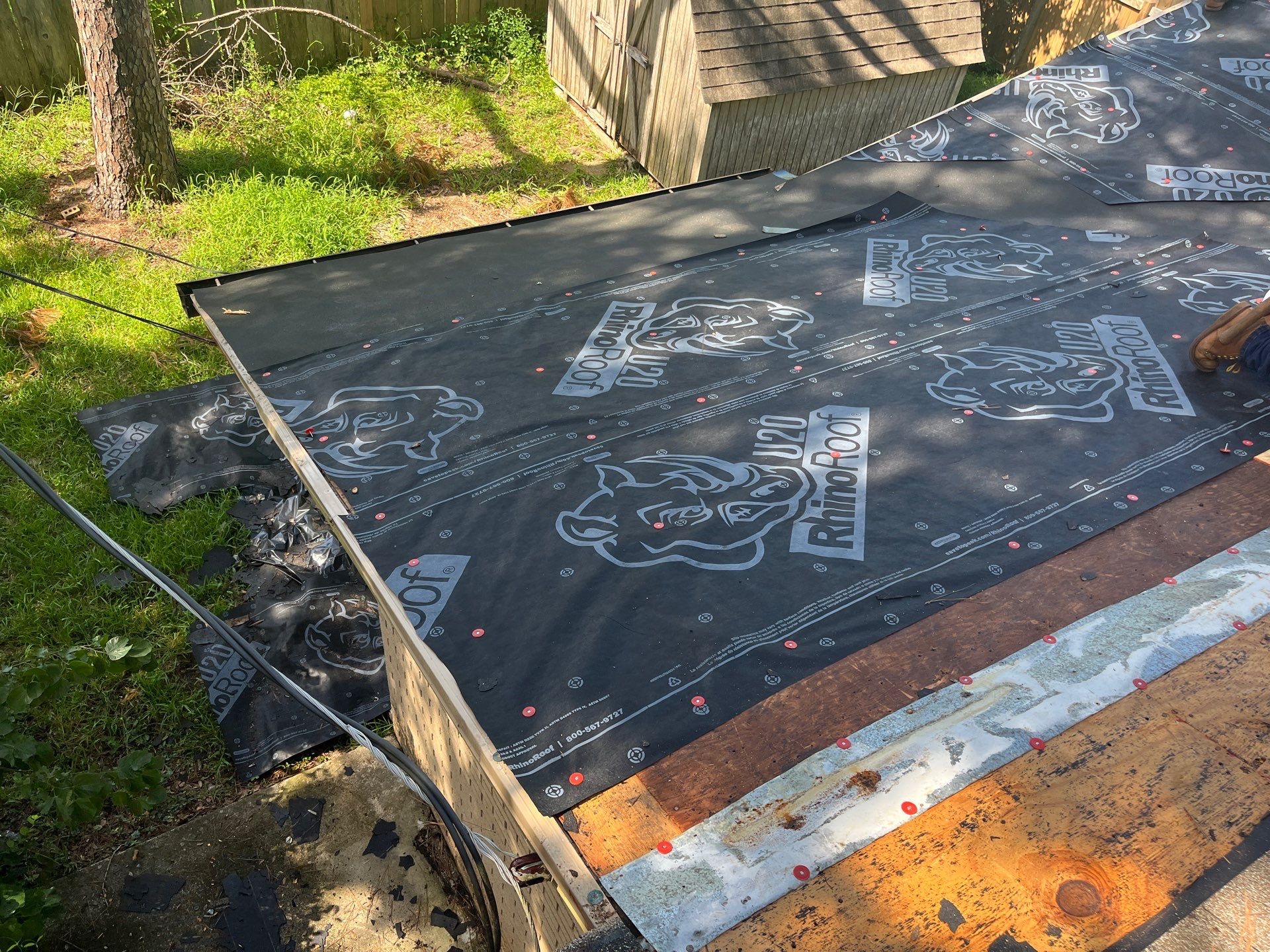 Residential Roofing Installation using Owen's Corning Duration (Lifetime) Shingles by Roof Repair Company