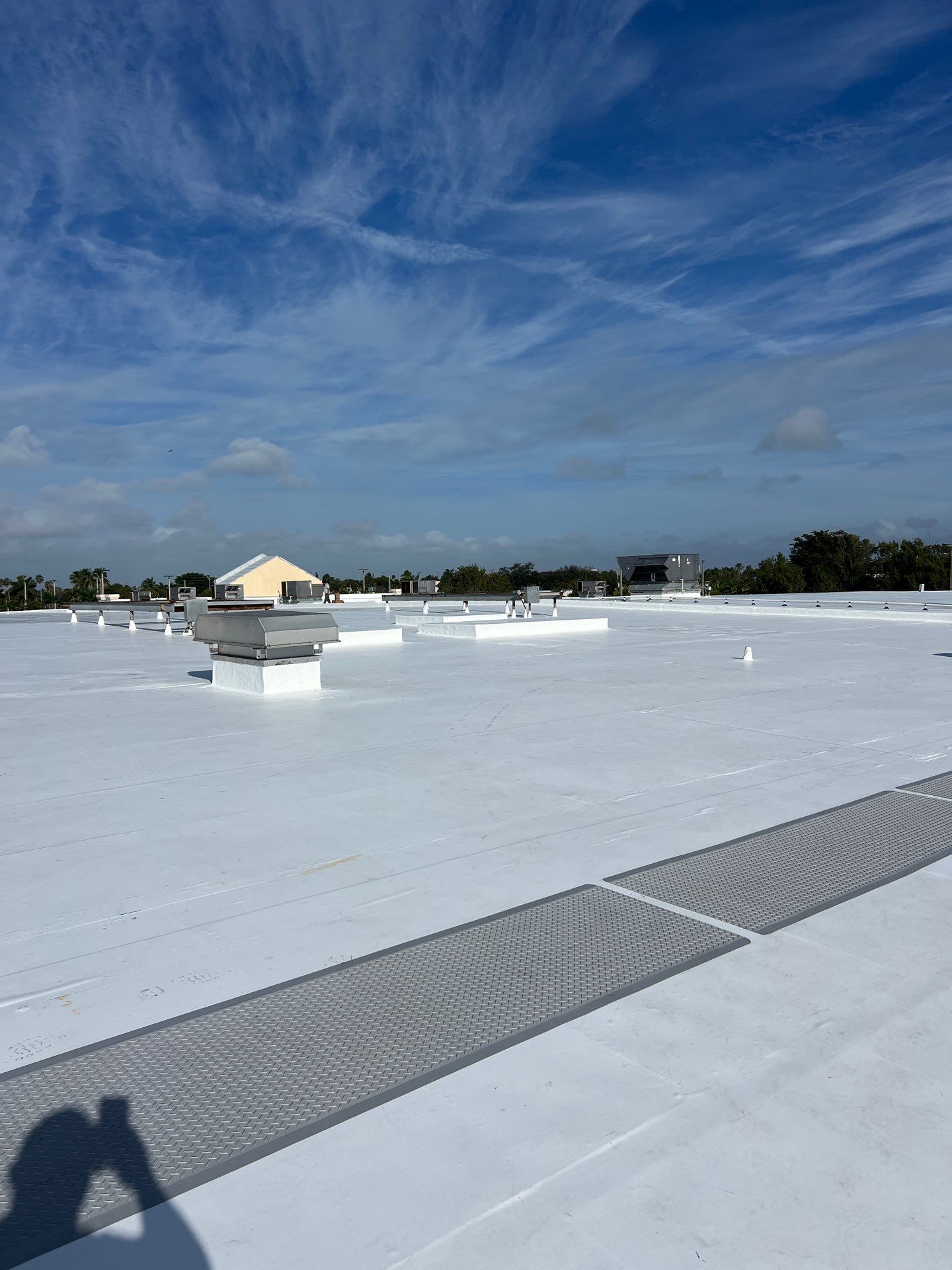 Commercial Re-Roof using GAF TPO by First Due Roofing