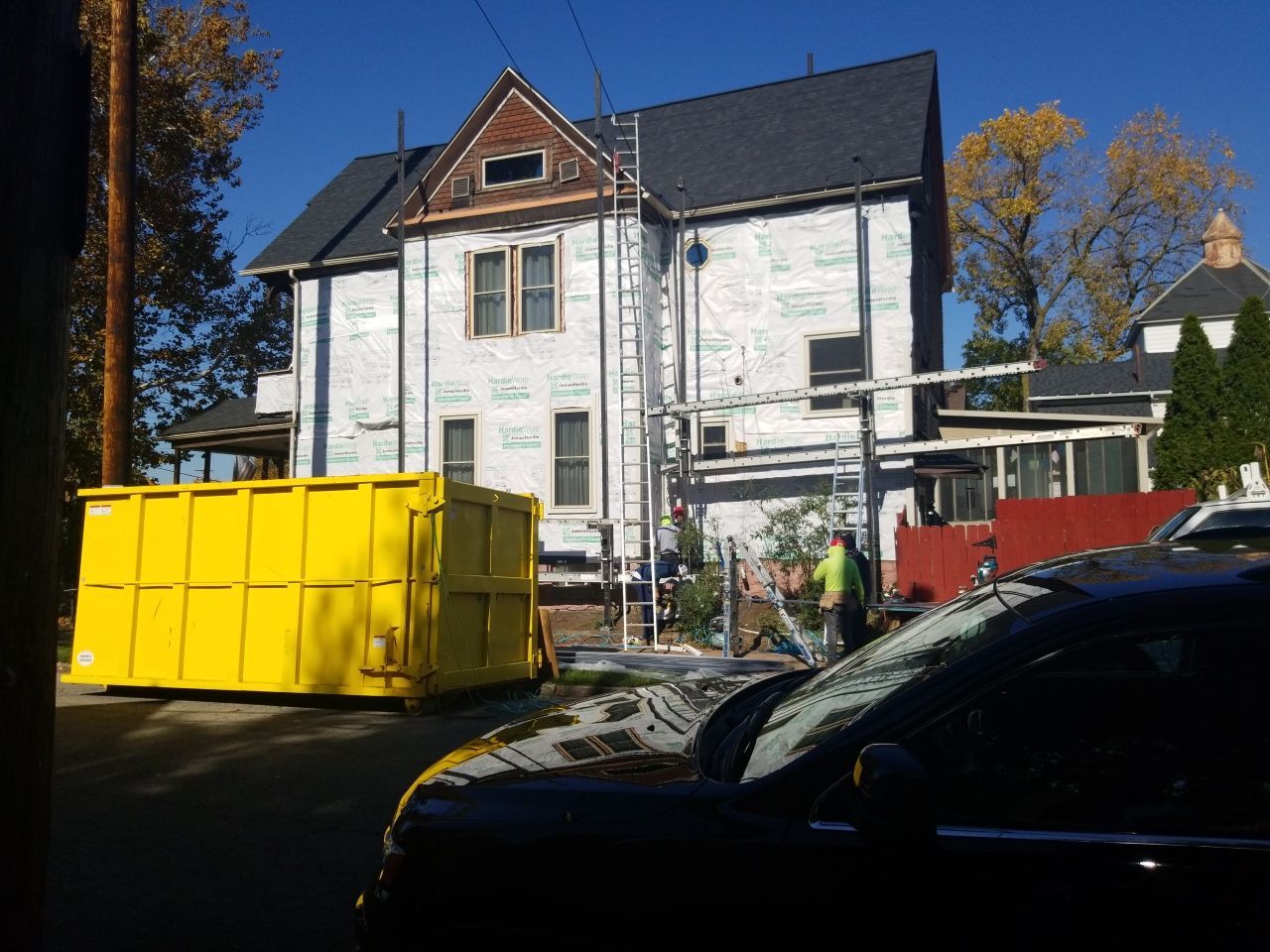 Fire damaged home in Tremont by Absolute Roofing and Construction