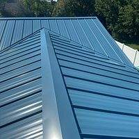 24ga 1" Nail-Strip Slate Blue  by Total Roofing System The Metal Roof Experts