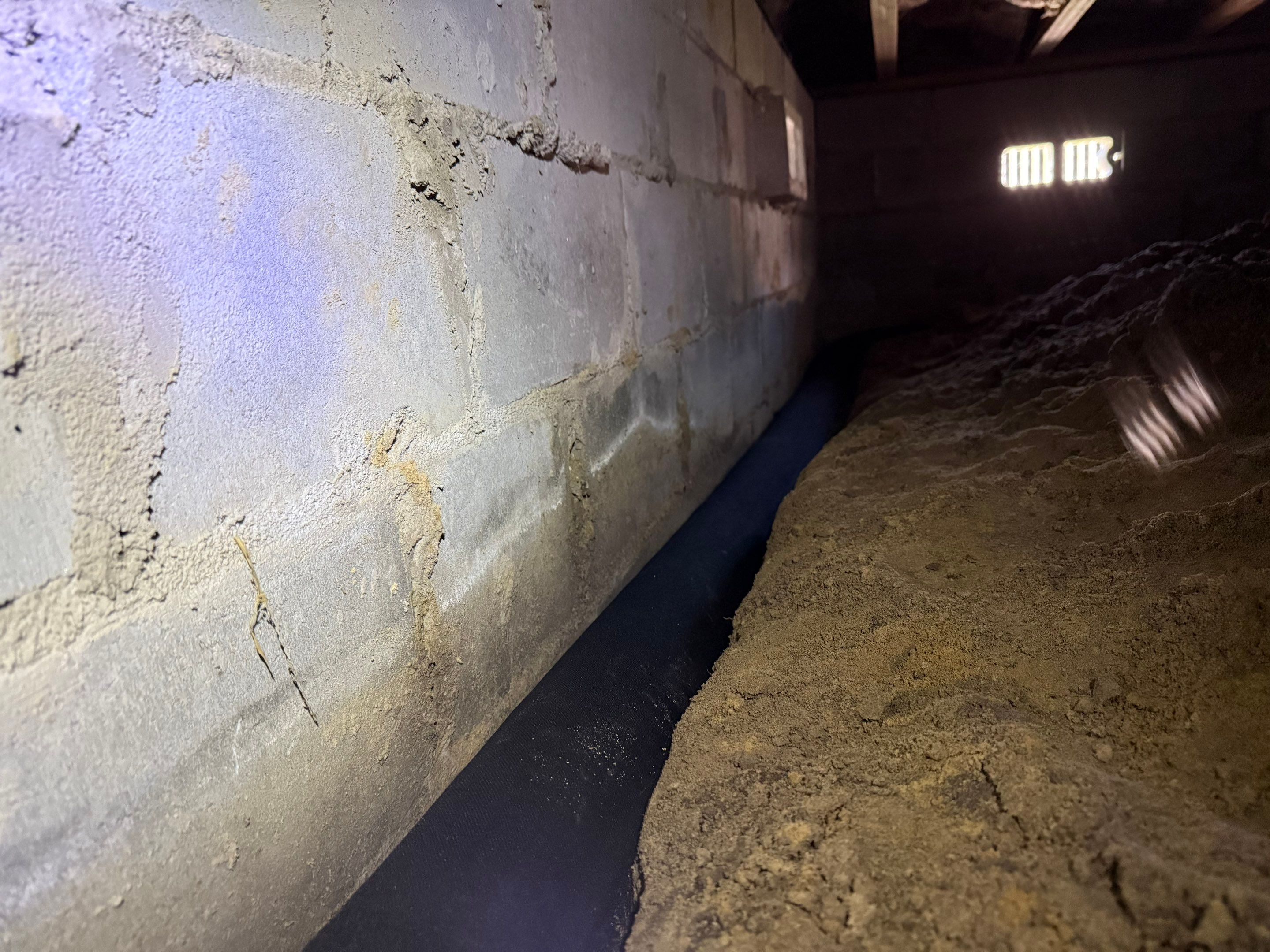 Project in Franklin by Patriot Crawl Space Repairs
