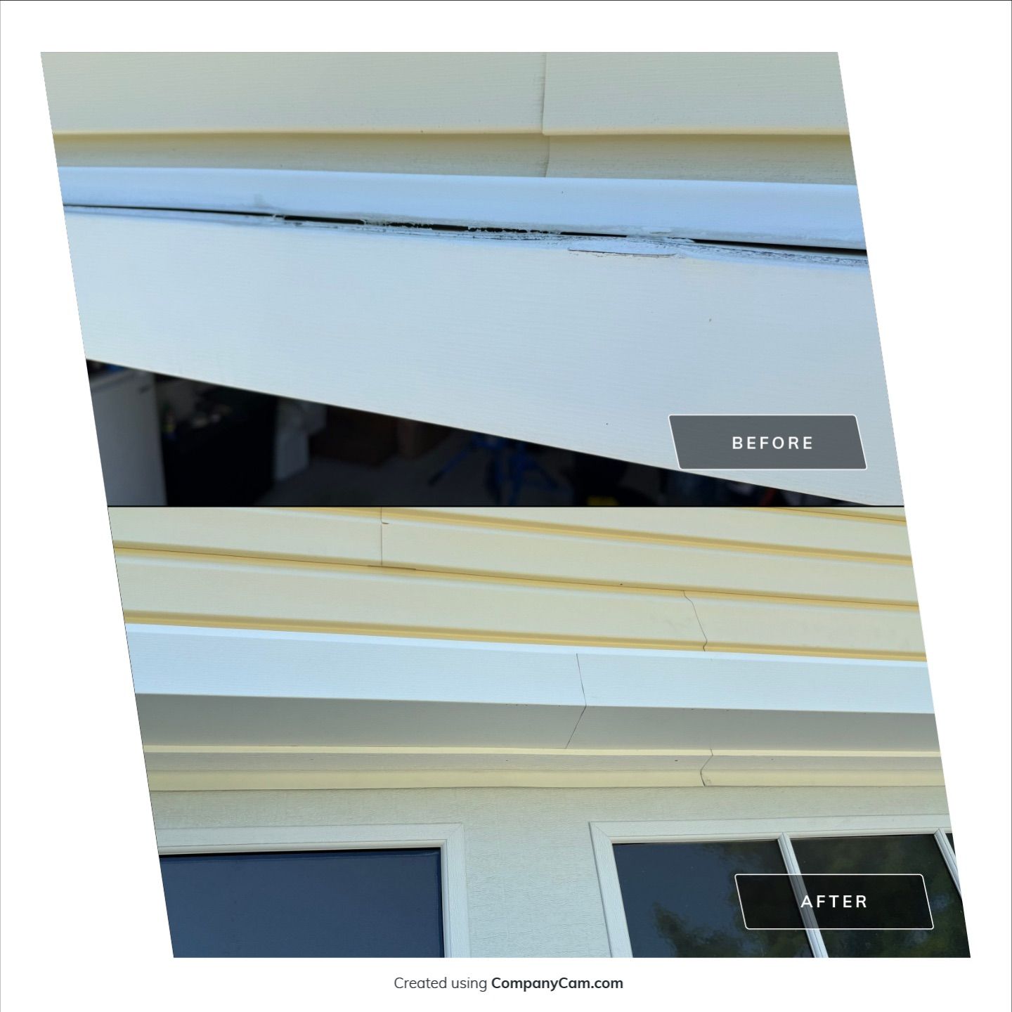 Custom Garage Door Trim and Aluminum Coil Replacement in Burgaw by Ideal Siding Wilmington, NC