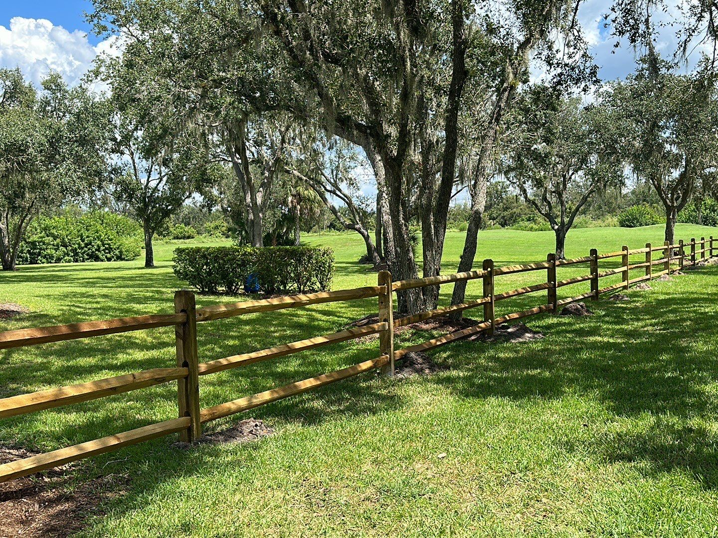Wood Fence Installation using Wood 3 Rail Ranch Fence by Asap fence and gates, LLC