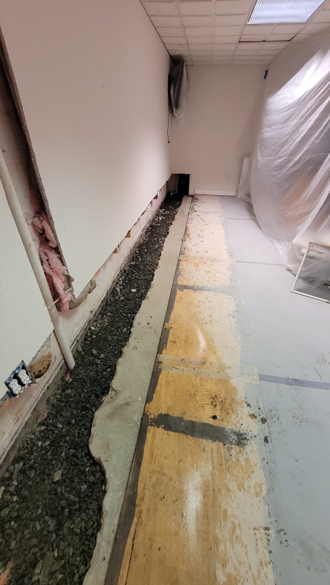 Interior French Drain With Radon Seal & Mold Remediation in Wall Township by Pure Service Pro, LLC 