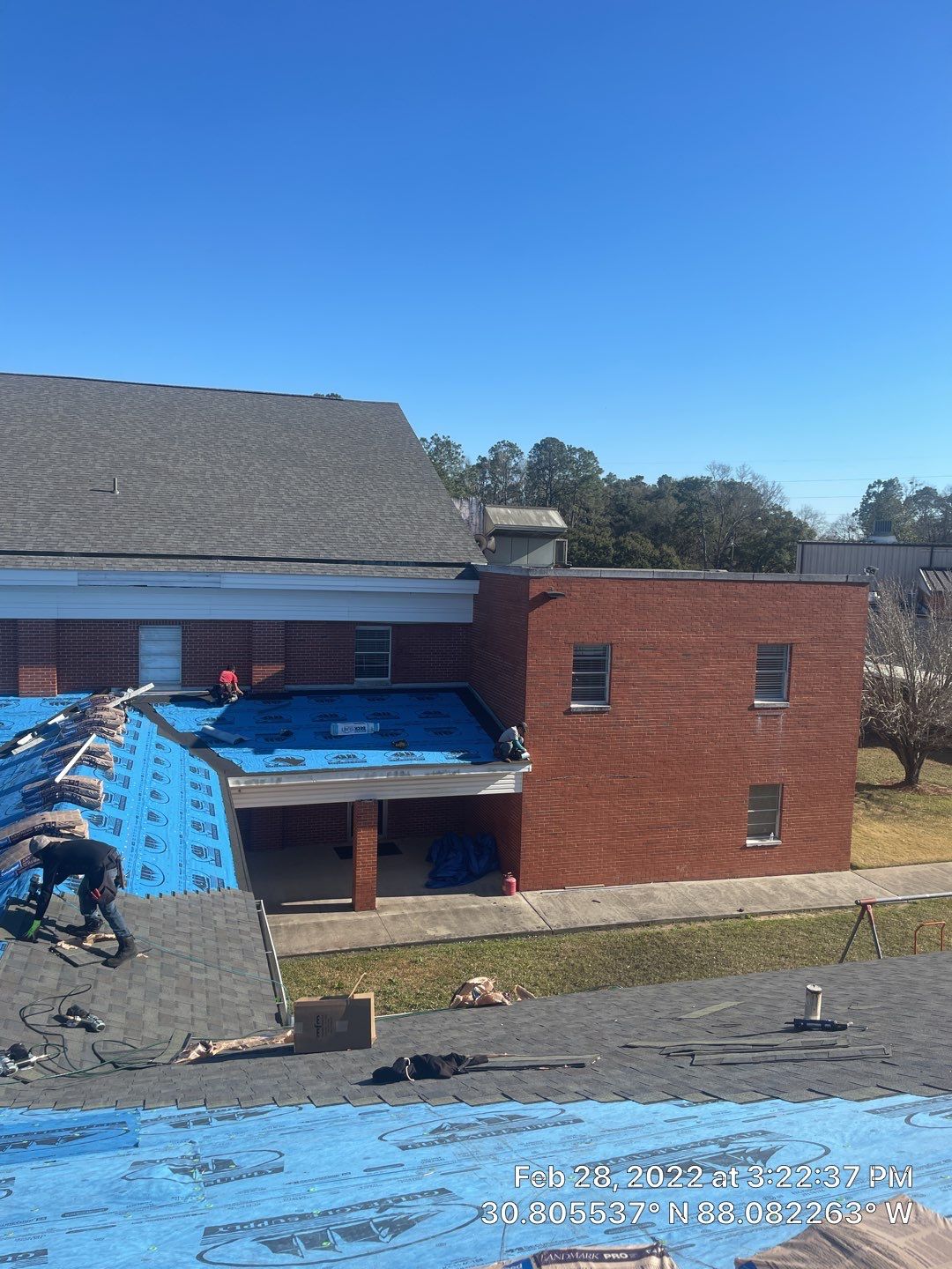 Commercial Roofing Installation using Roof Replacement by American Roofing & Construction LLC