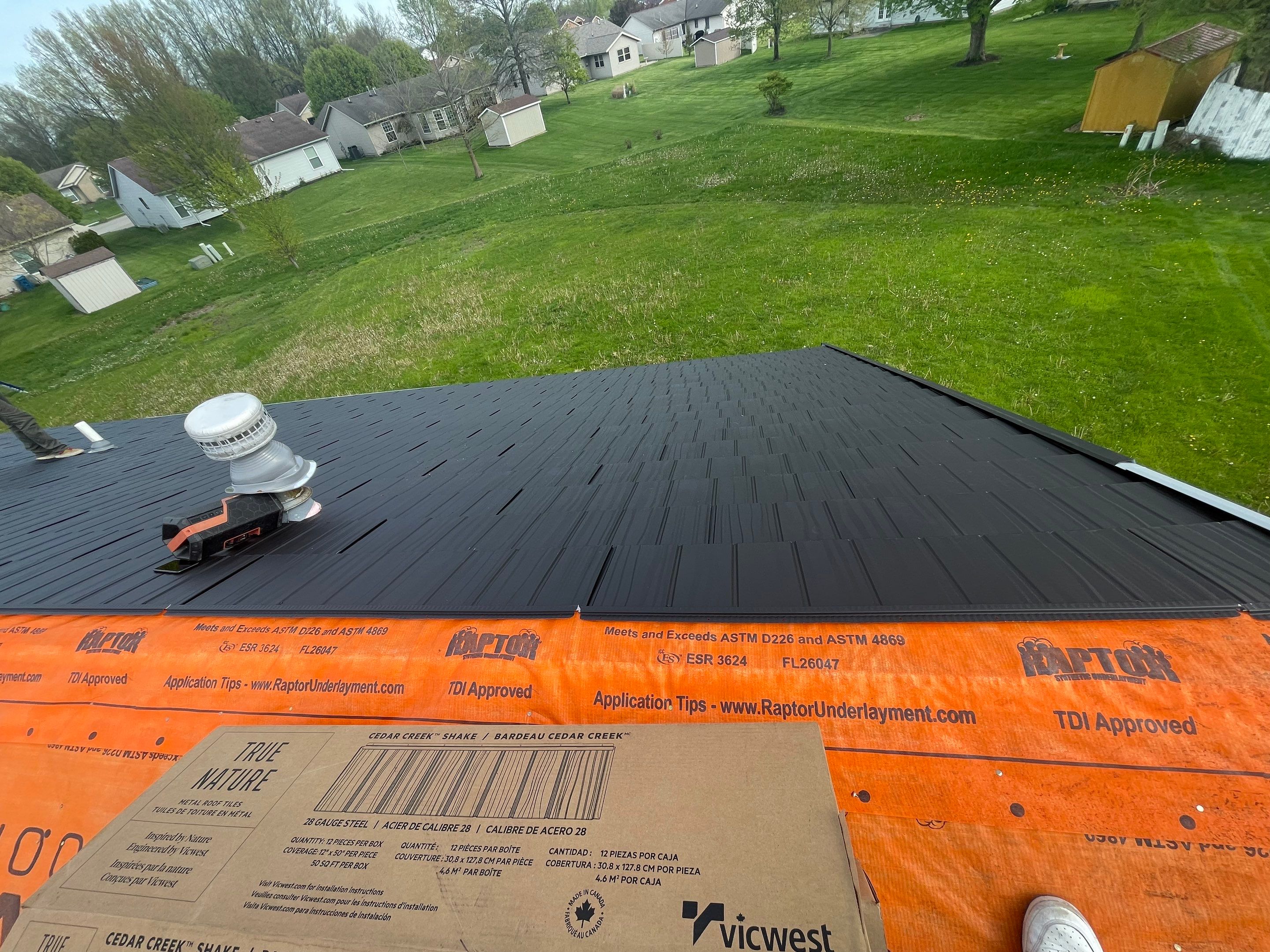 Metal Shingle Shake Roof Installation – Sidney, Ohio by 4Ever Metal Roofing