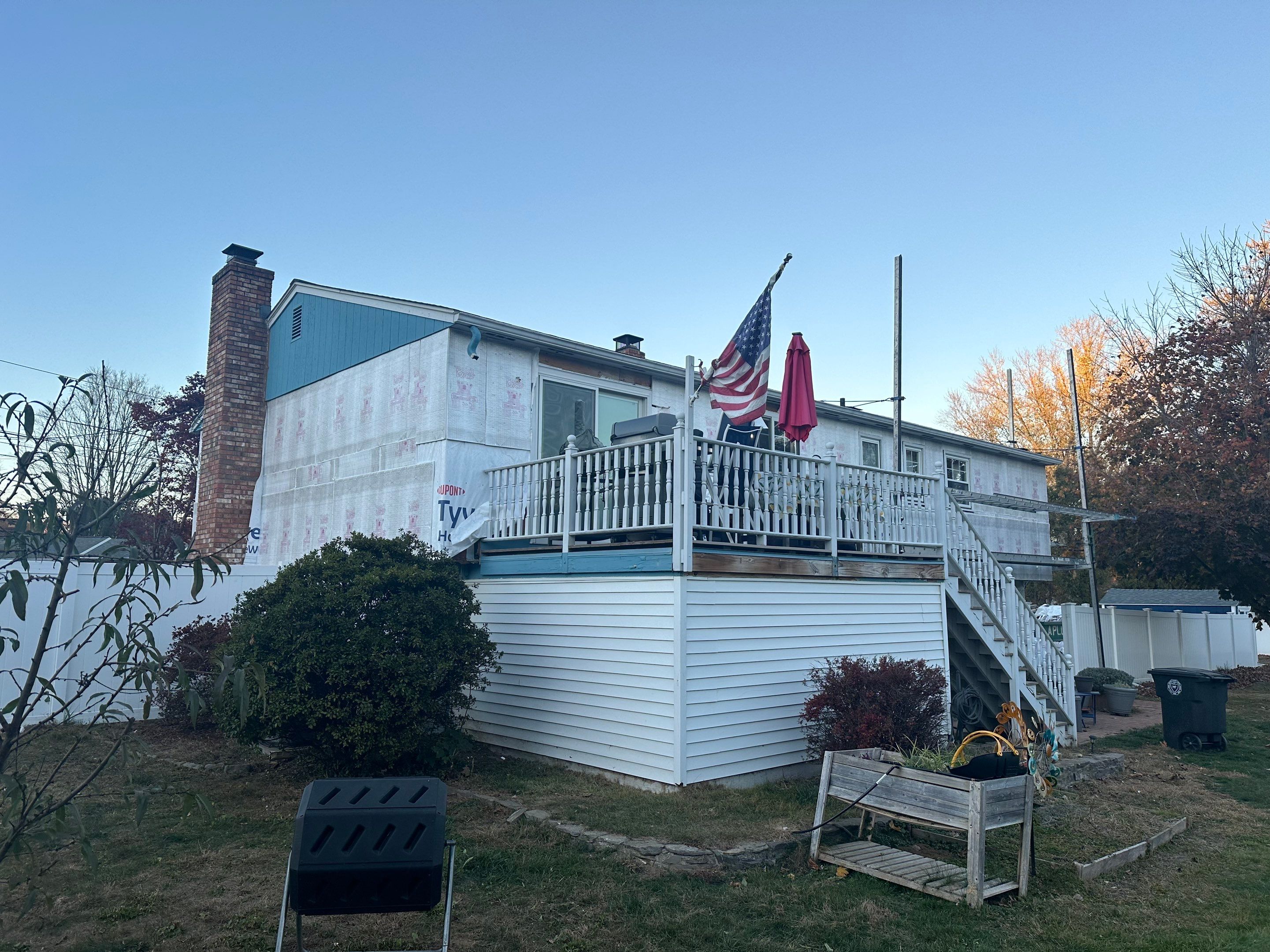 Siding Installation using CertainTeed Mainstreet Vinyl Siding - Granite Gray by A Plus Exterior