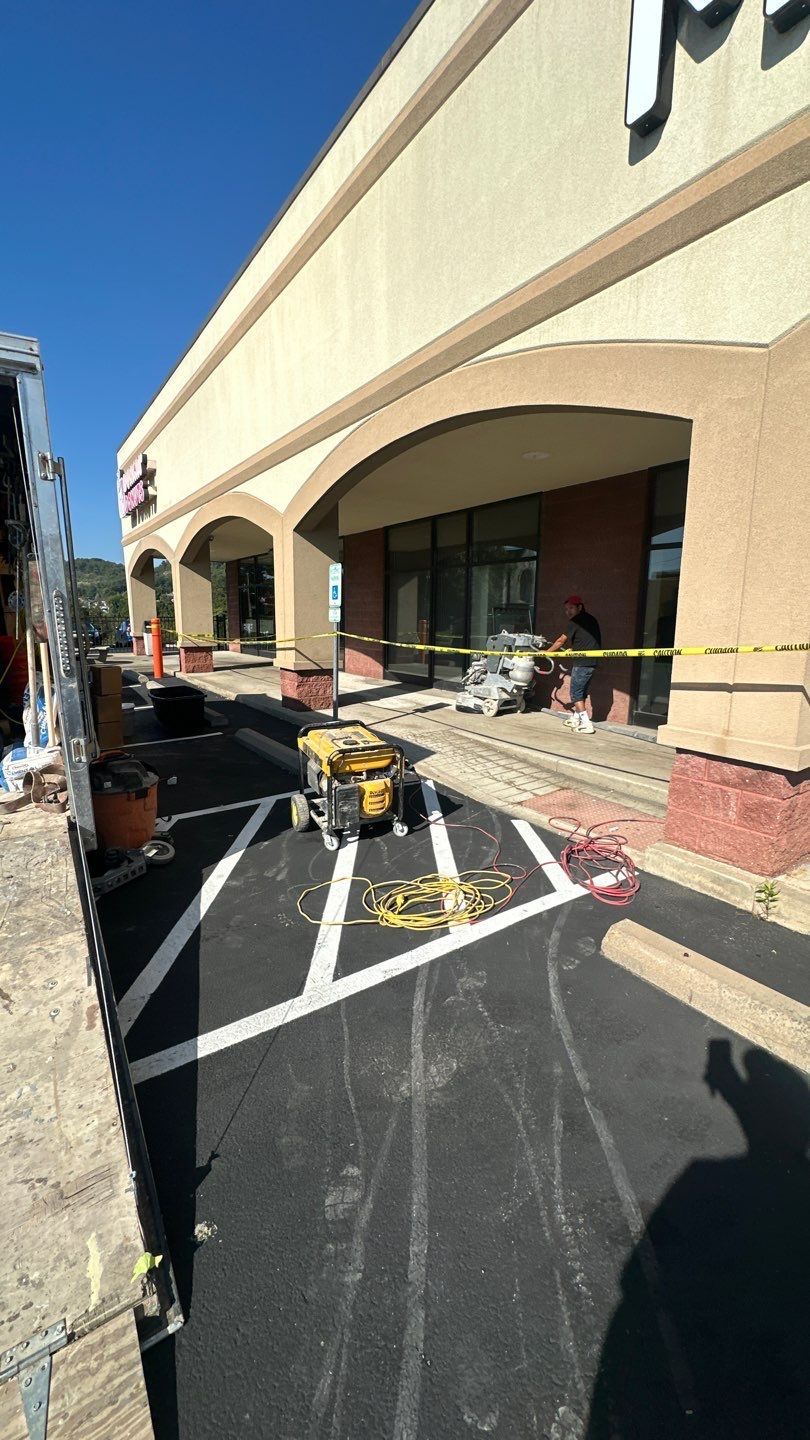 Sidewalk Project in Tarentum by Floors in a Day, Inc