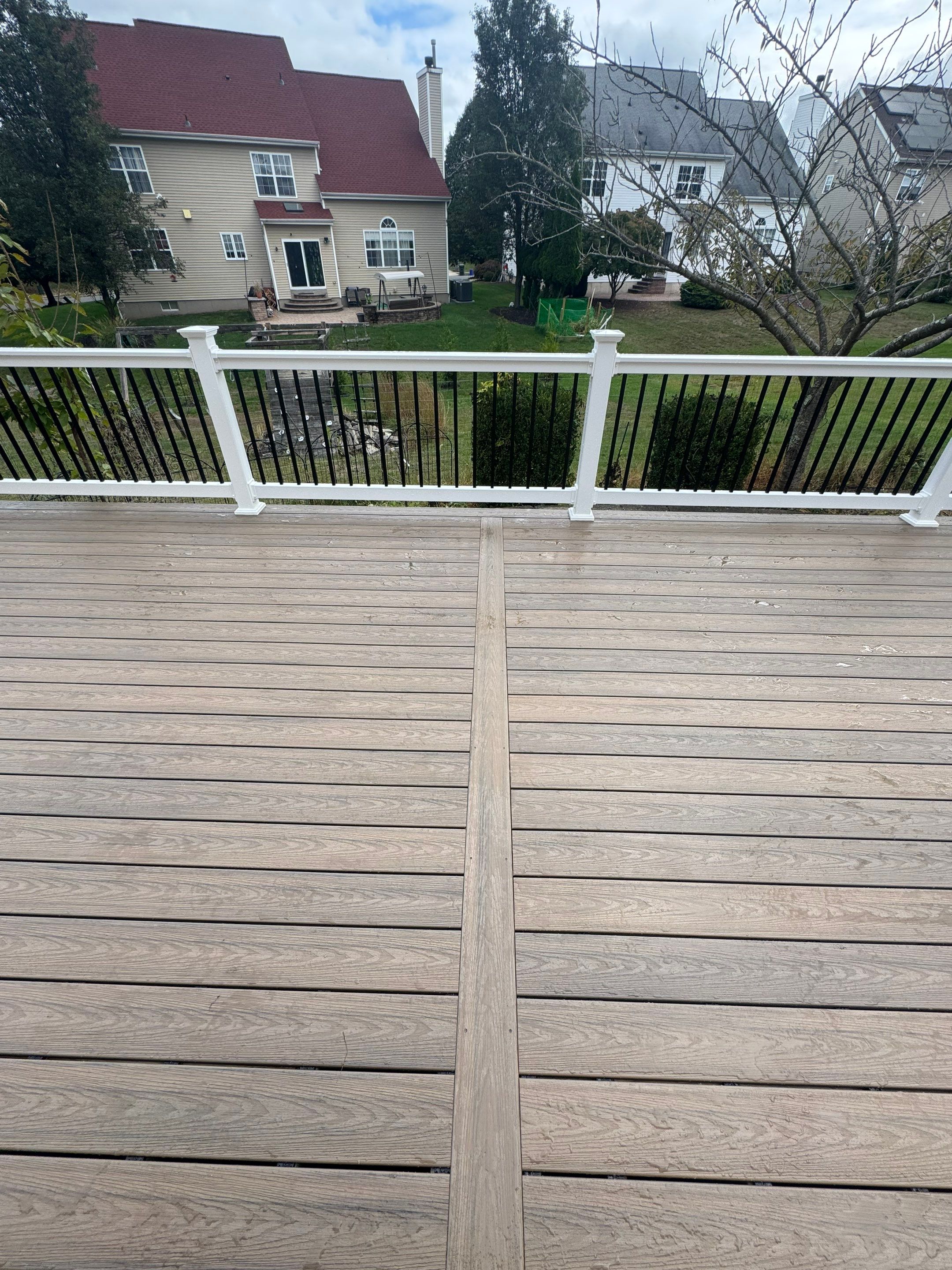 New Deck using Deckorators Venture - Color Sandbar  by deck guardian