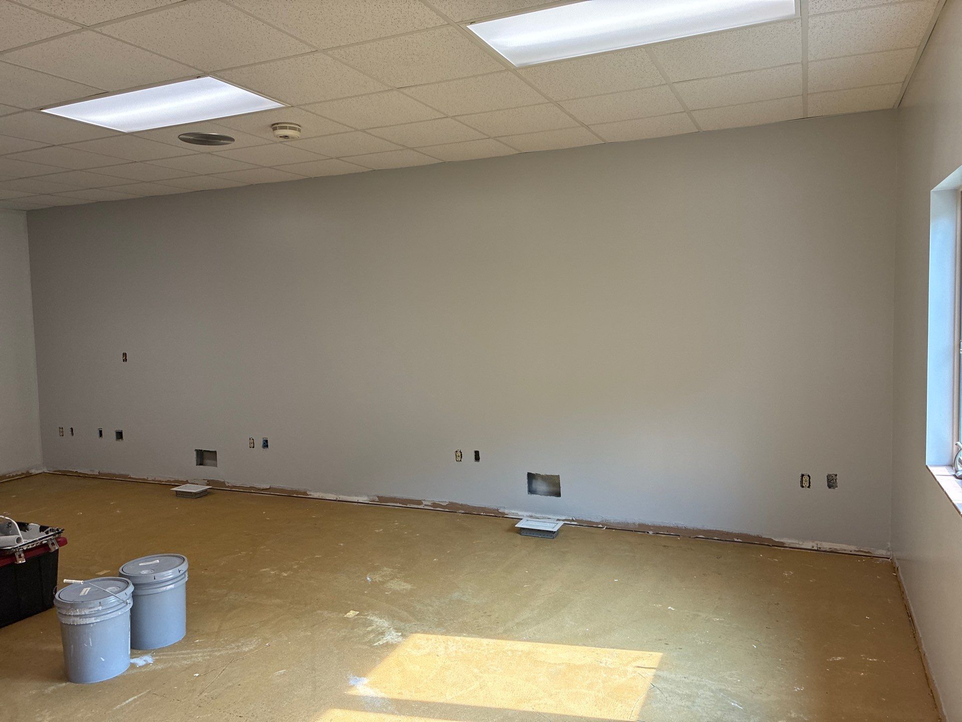 Interior Painting | Muskegon Township Fire Station Bunk Room by Gordon Painting