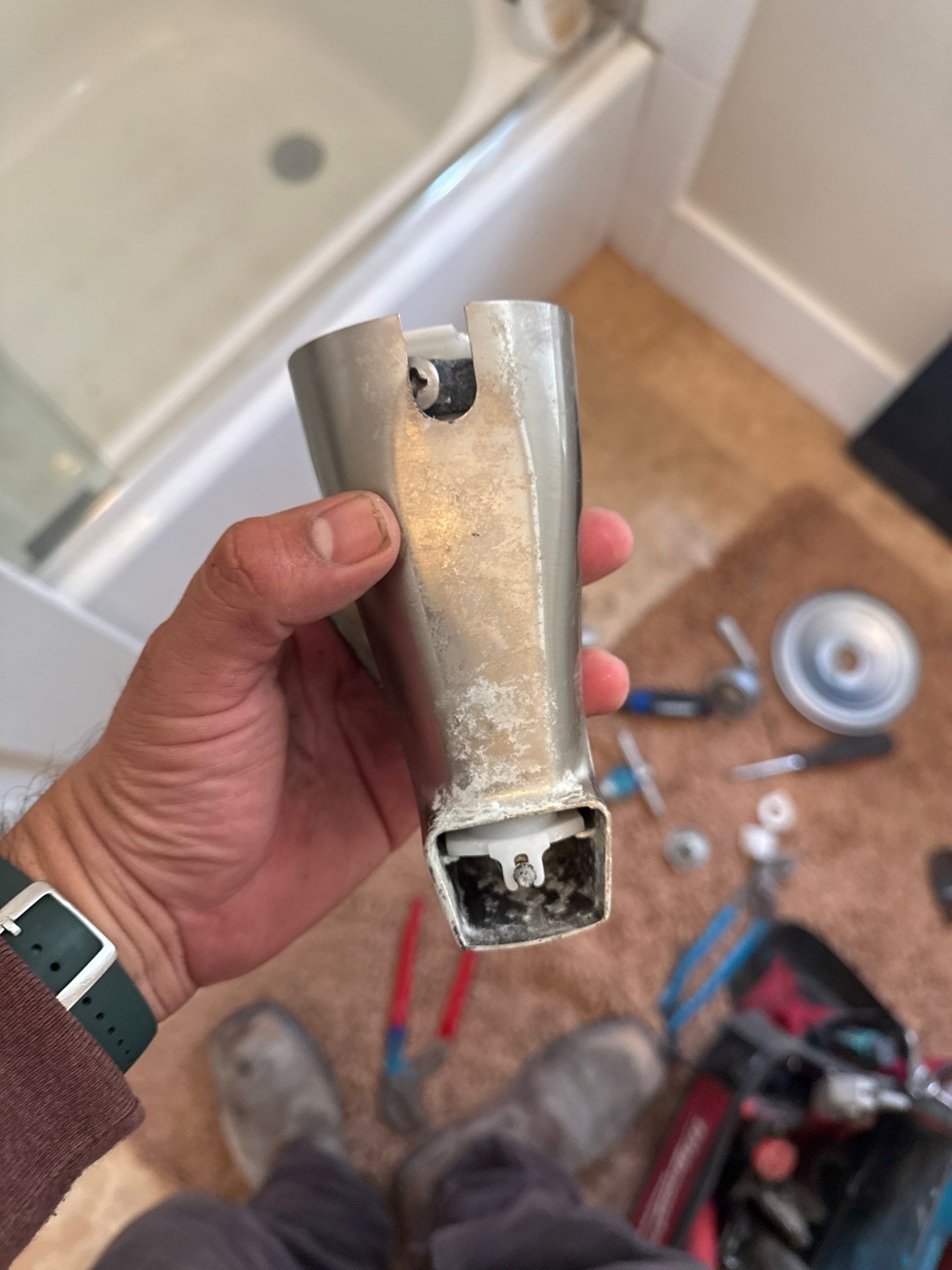 Installing a New Bathtub Faucet by Us Plumbing
