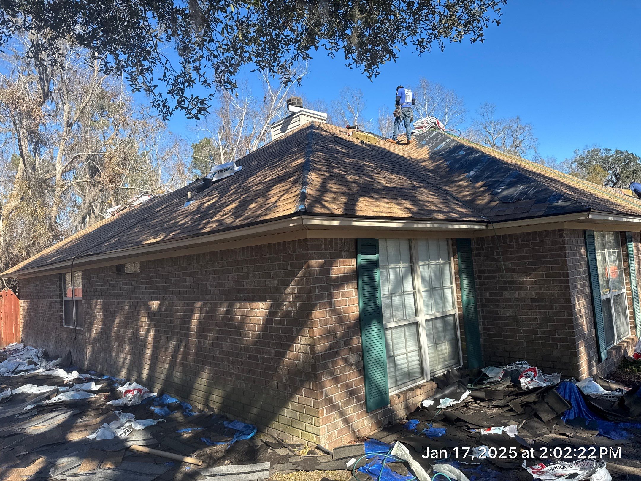 Full Architectural Shingle Roof Replacement in Hinesville, Georgia by Talya Roofing