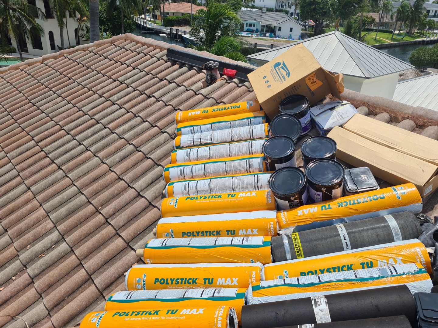 Residential Roofing Installation using Eagle Roofing Tile by BLUES BROTHERS ROOFING