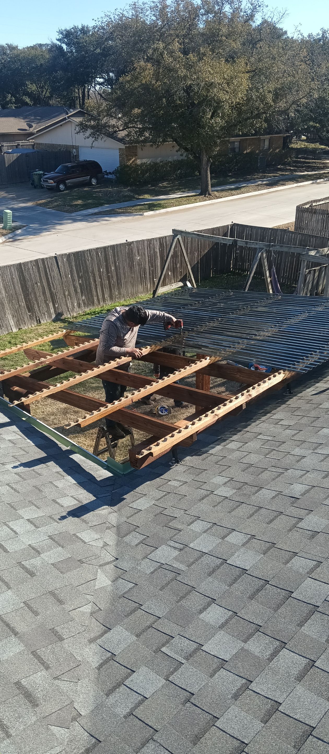 Pergola removal and rebuild  using Western Cedar by Grizzly Fence And Patio